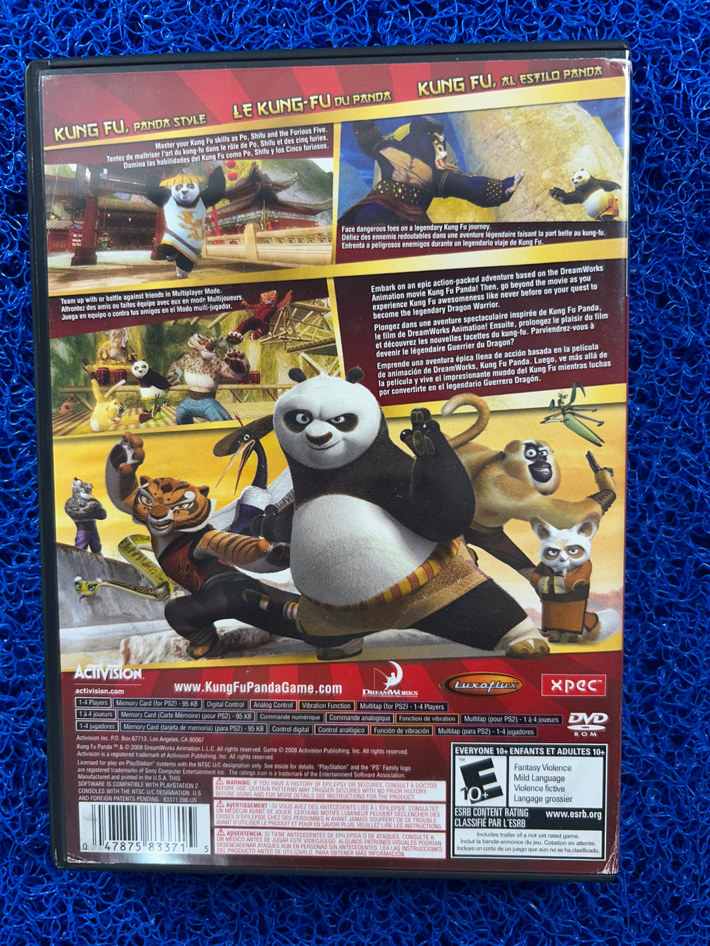 PS2 Kung fu panda (A)