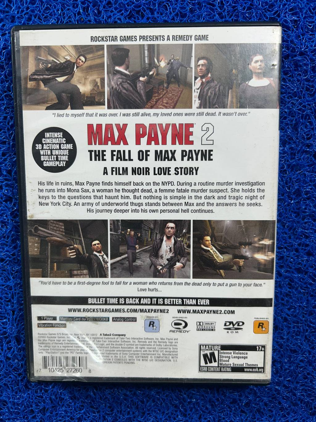 PS2 Max payne 2 (A)