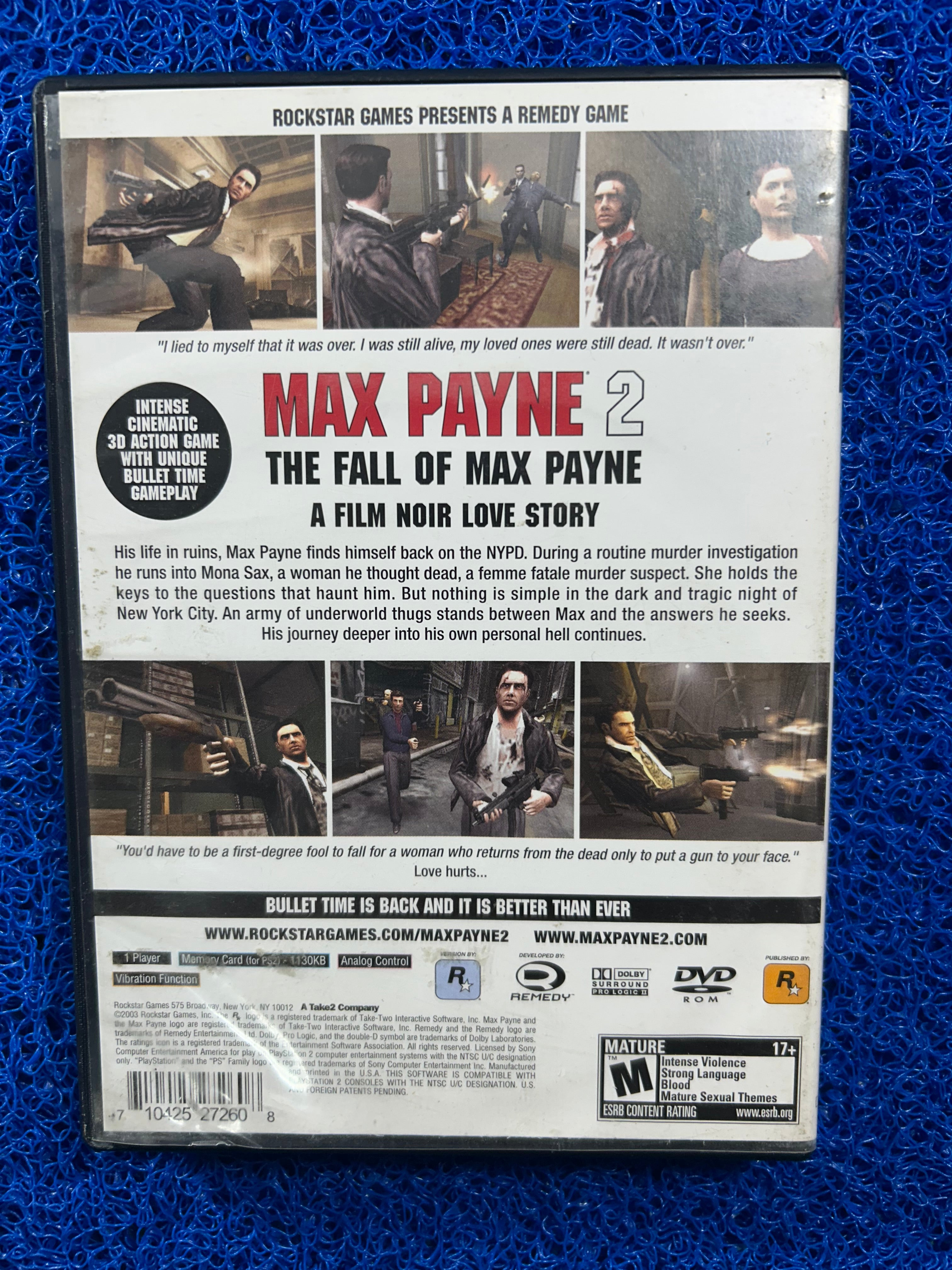 PS2 Max payne 2 (A)