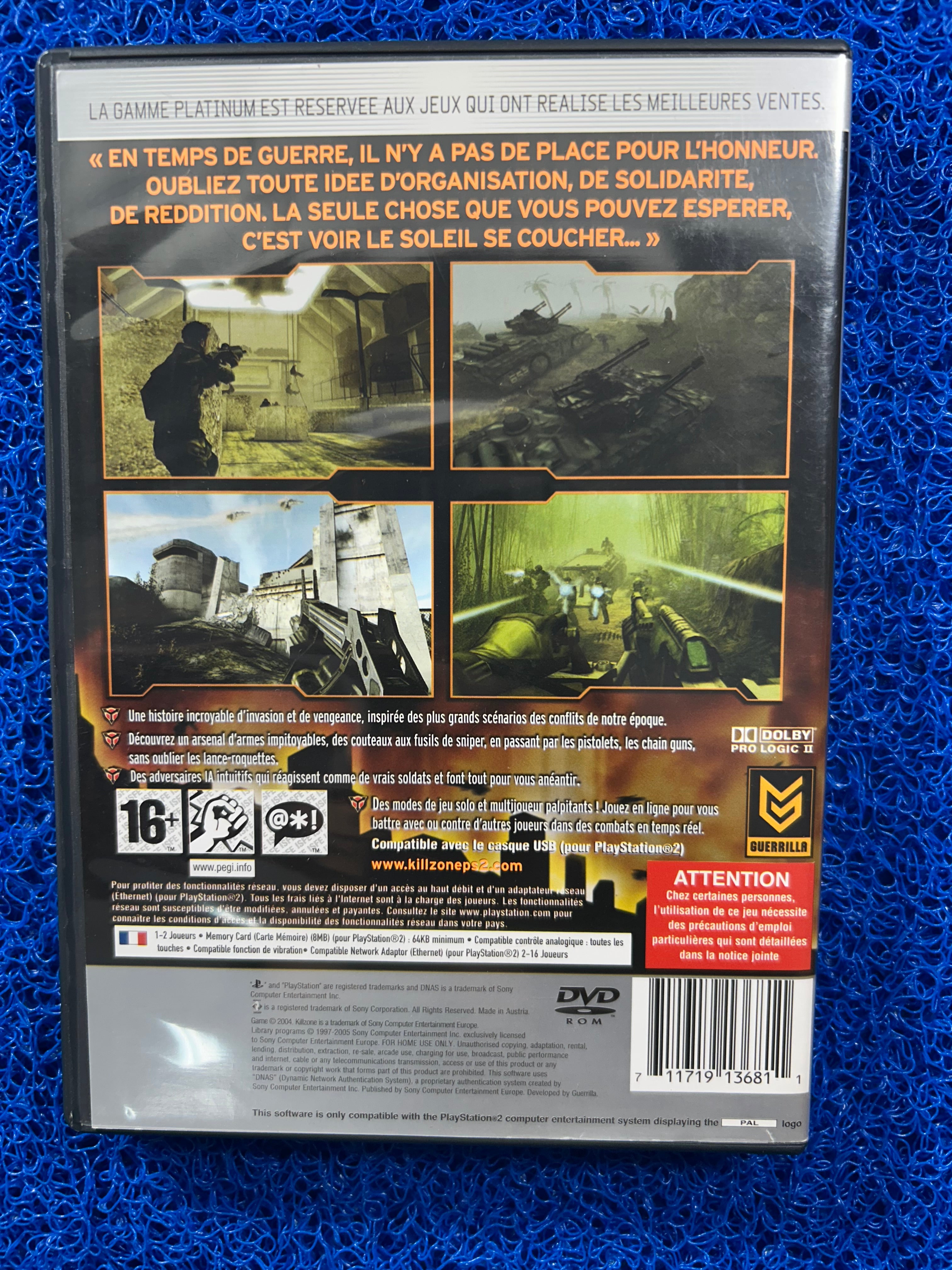 PS2 Killzone (E)