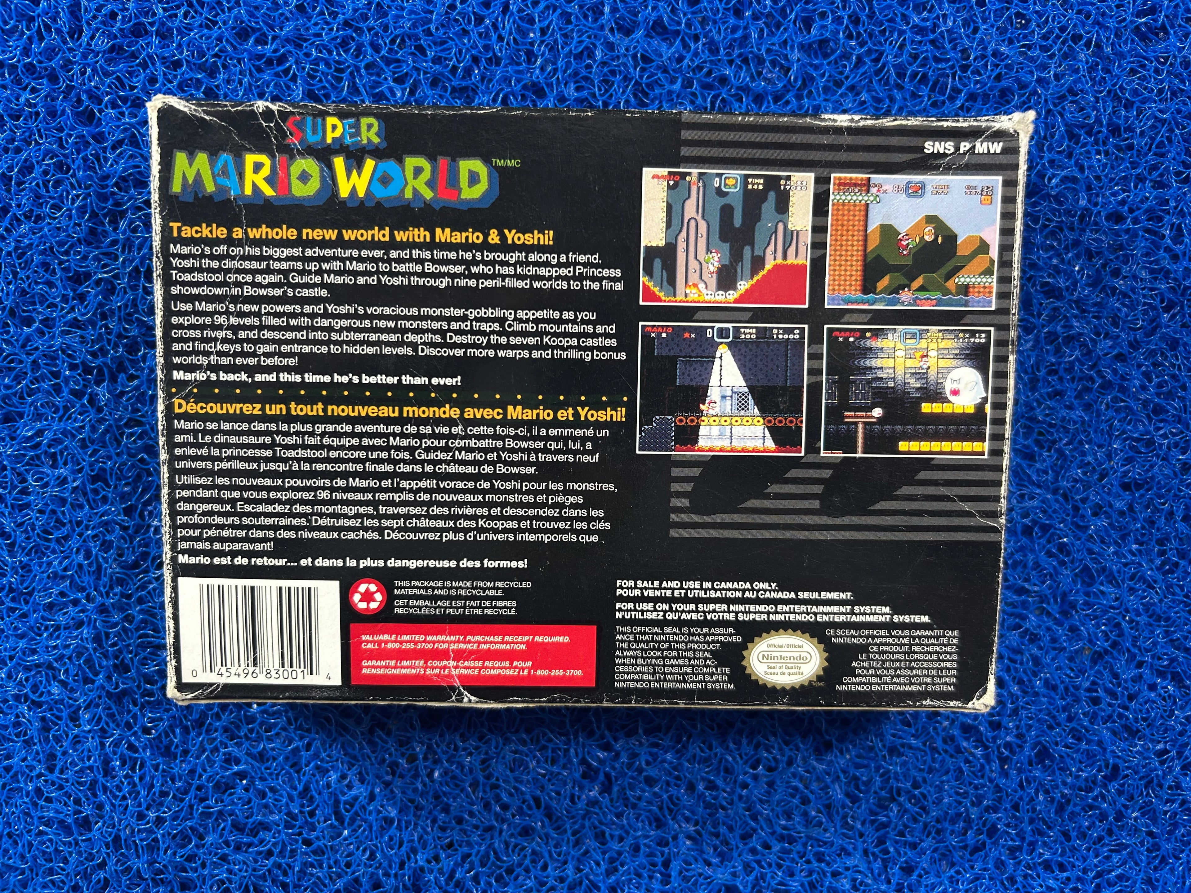 SNES Box Super Mario World (A)