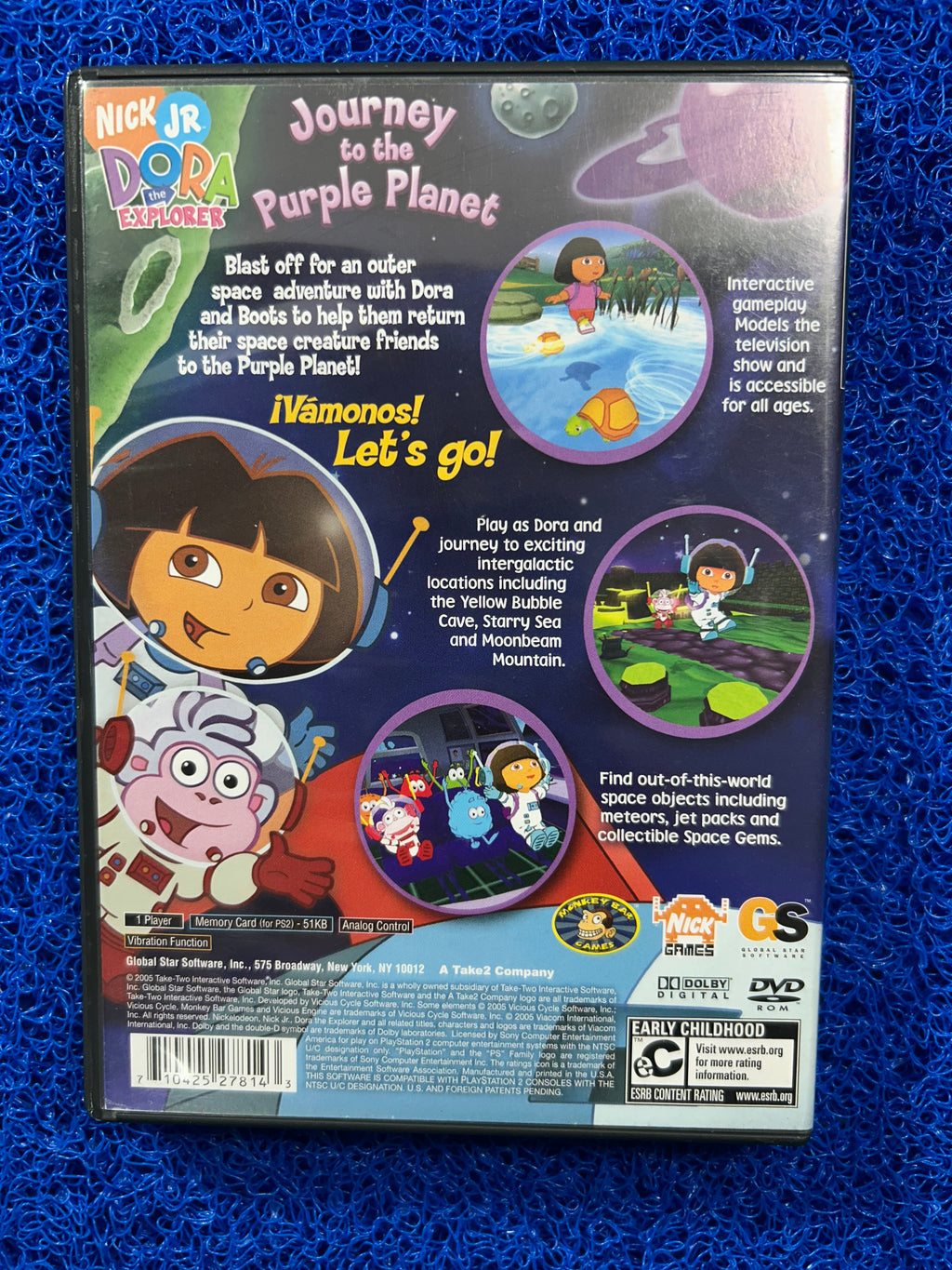 PS2 Dora journey to the purple planet (A)