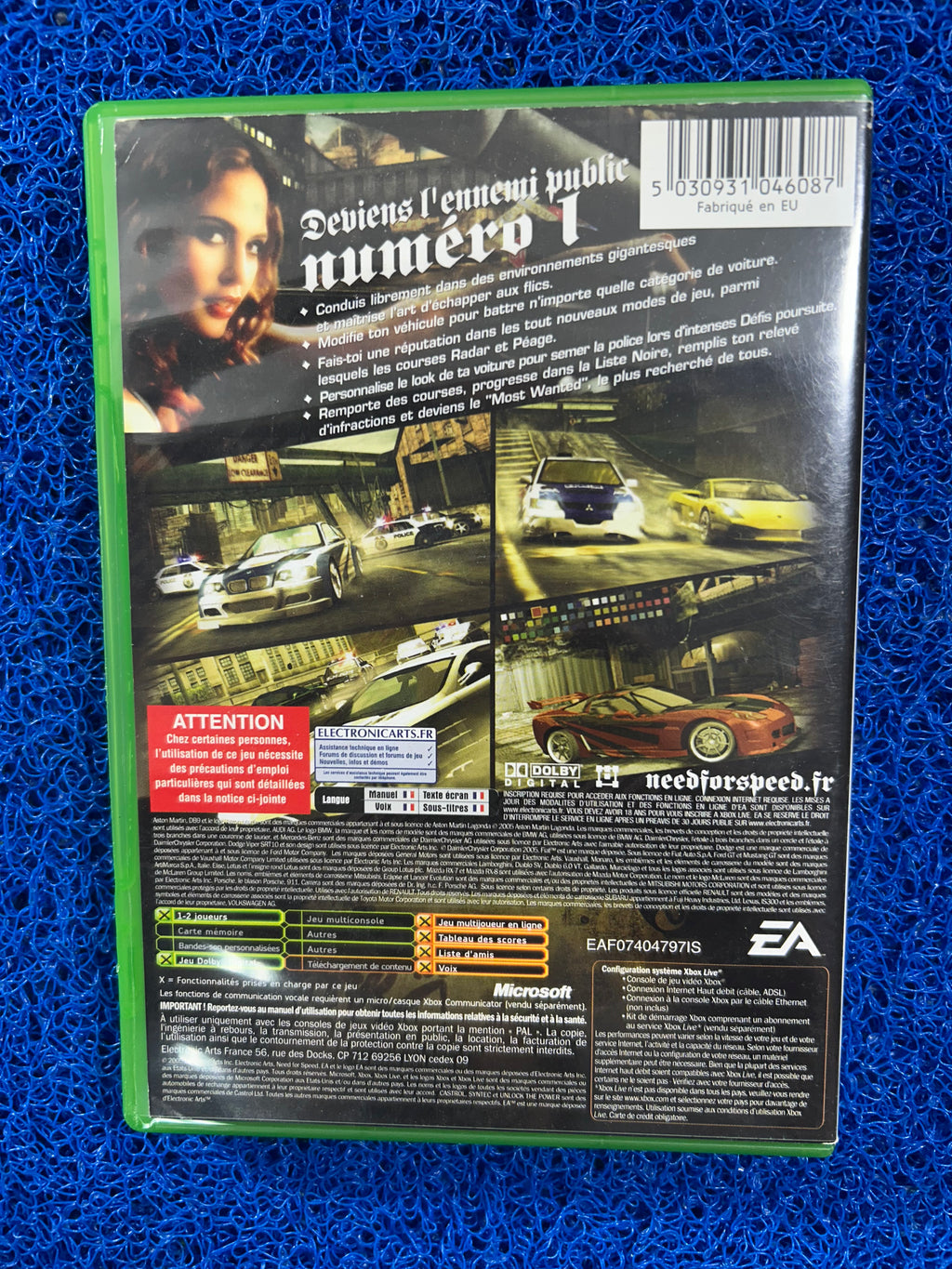 XBOX# Need for speed most wanted (E)
