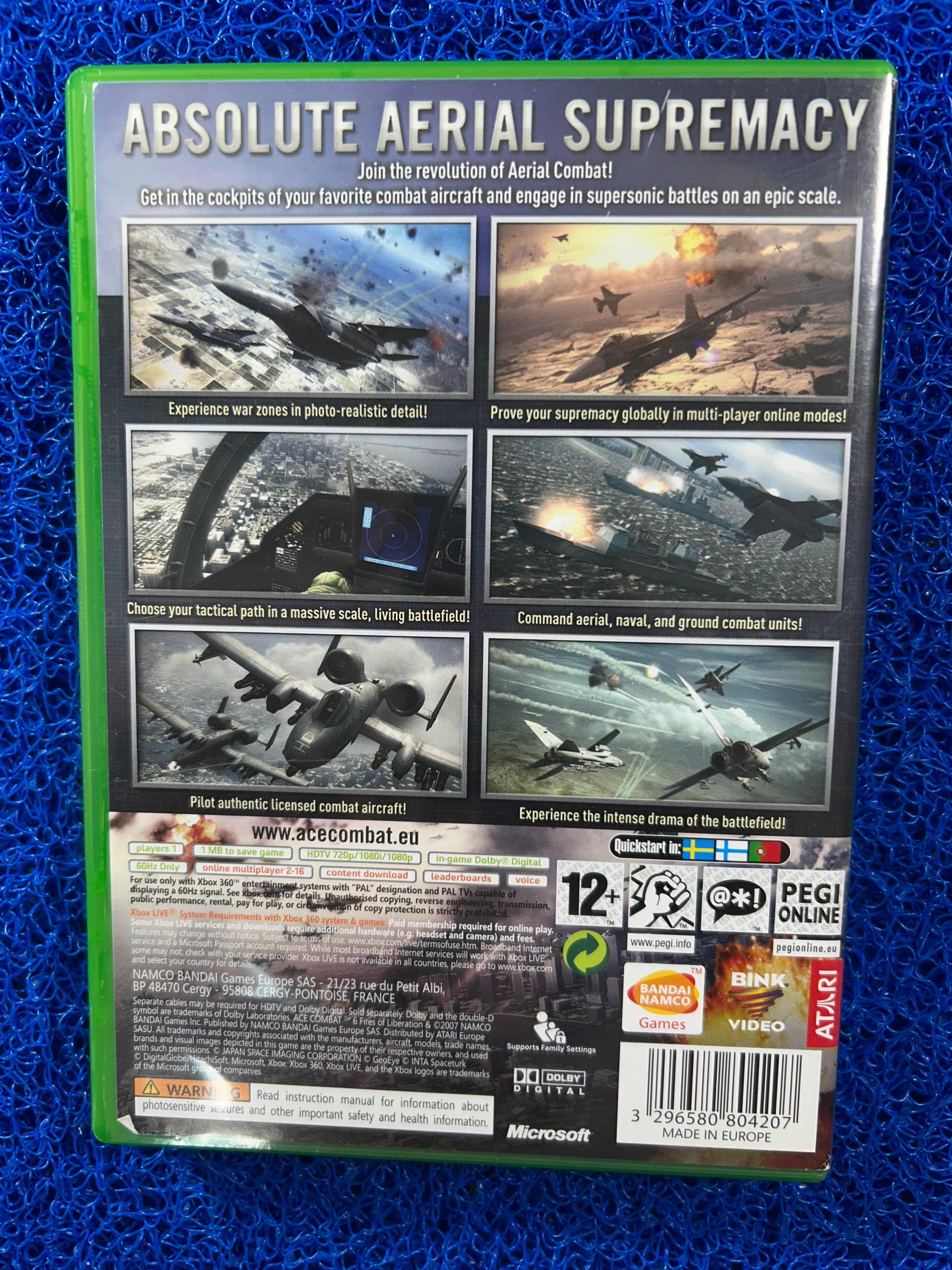 X360 Ace combat 6 (E)