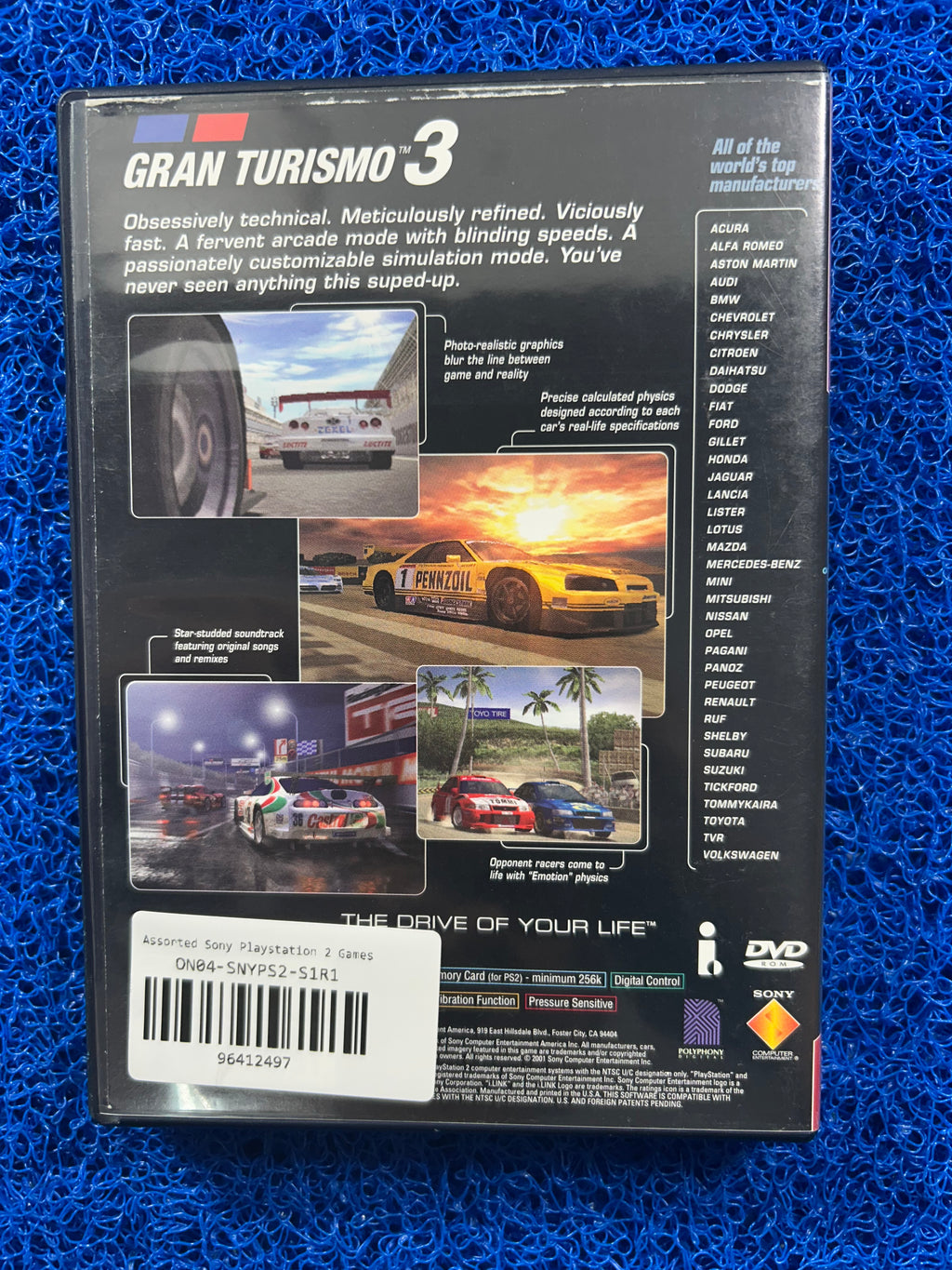 PS2 Gran turismo 3 (A)