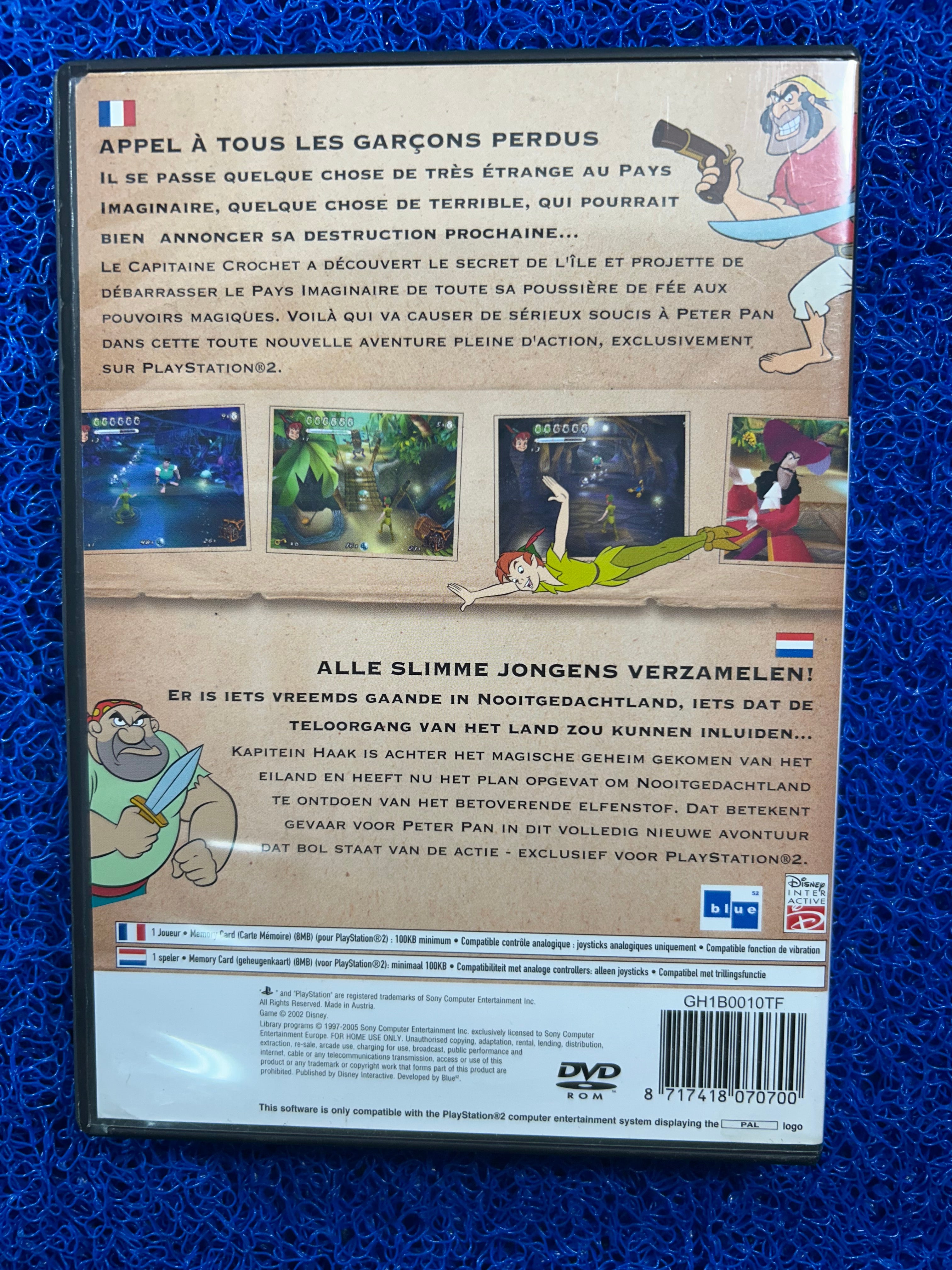 PS2 Peter pan the legend of never land (E)