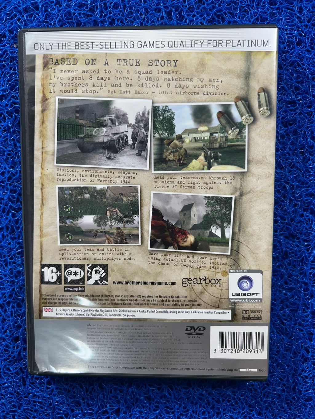 PS2 Brothers in arms road to hill 30 (E)