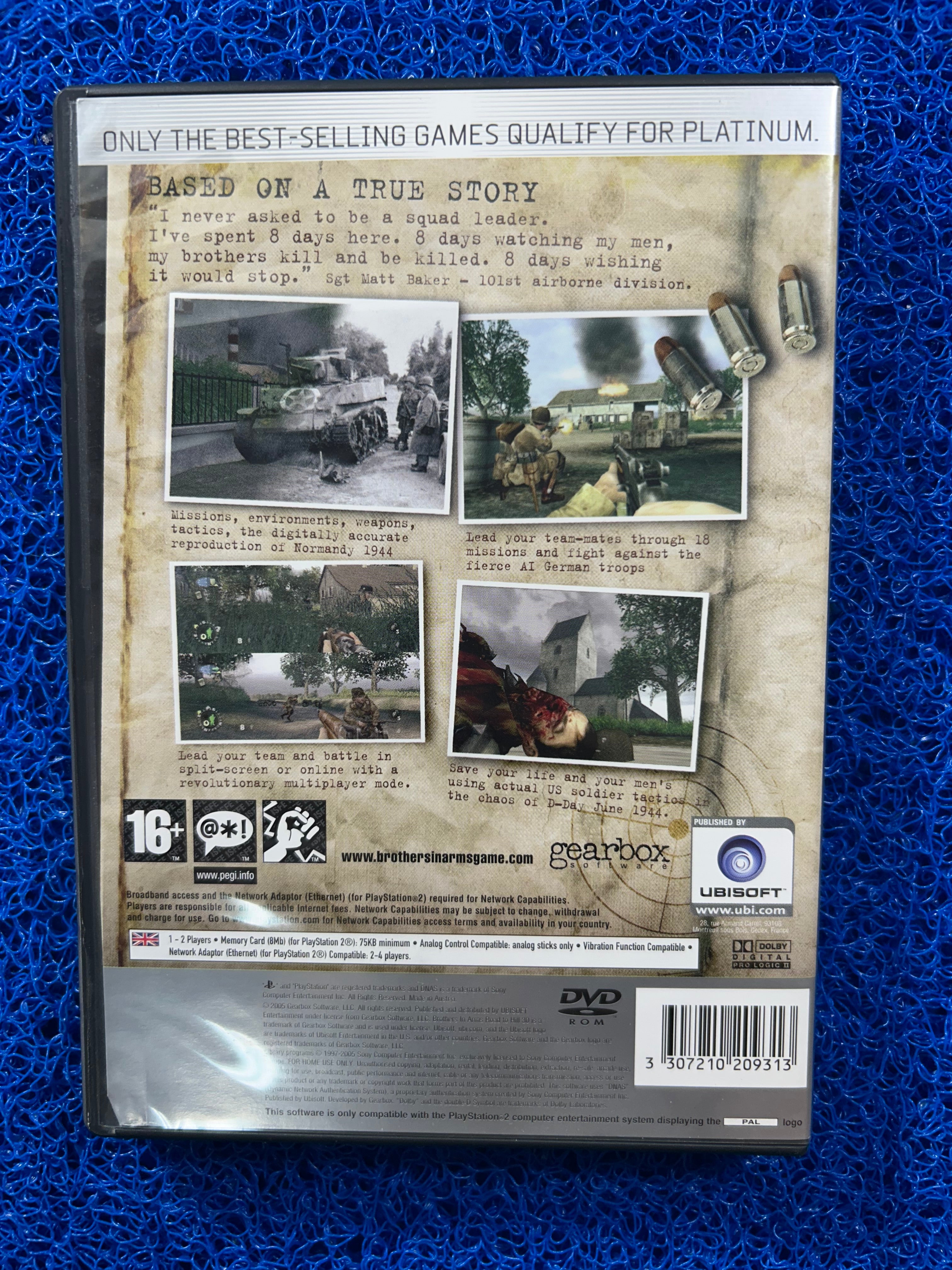 PS2 Brothers in arms road to hill 30 (E)
