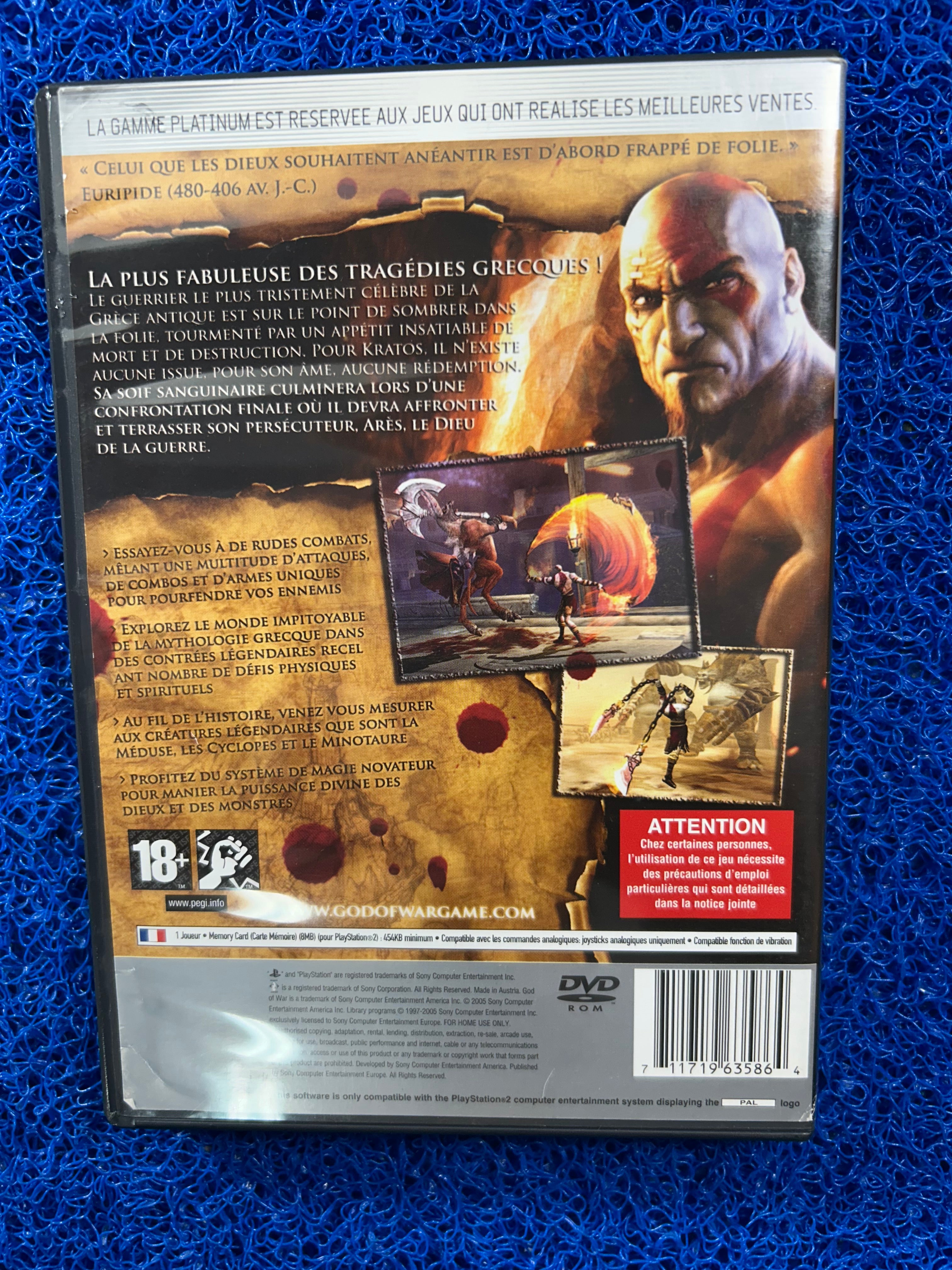 PS2 God of war (E)