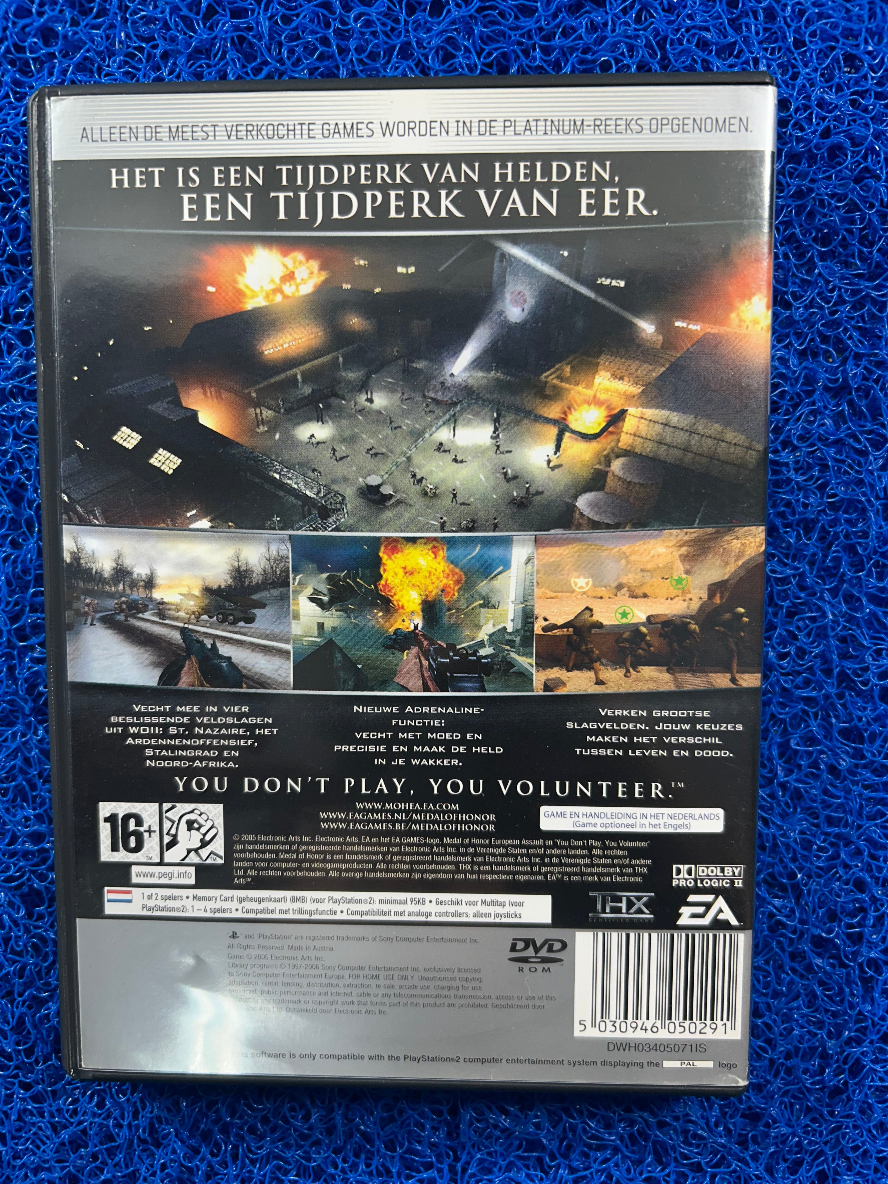PS2 Medal of honor european assault (E)