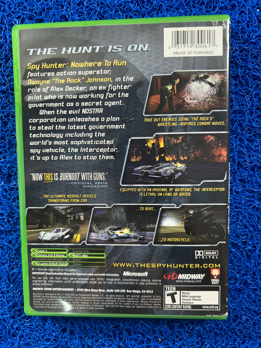 XBOX Spyhunter (A)