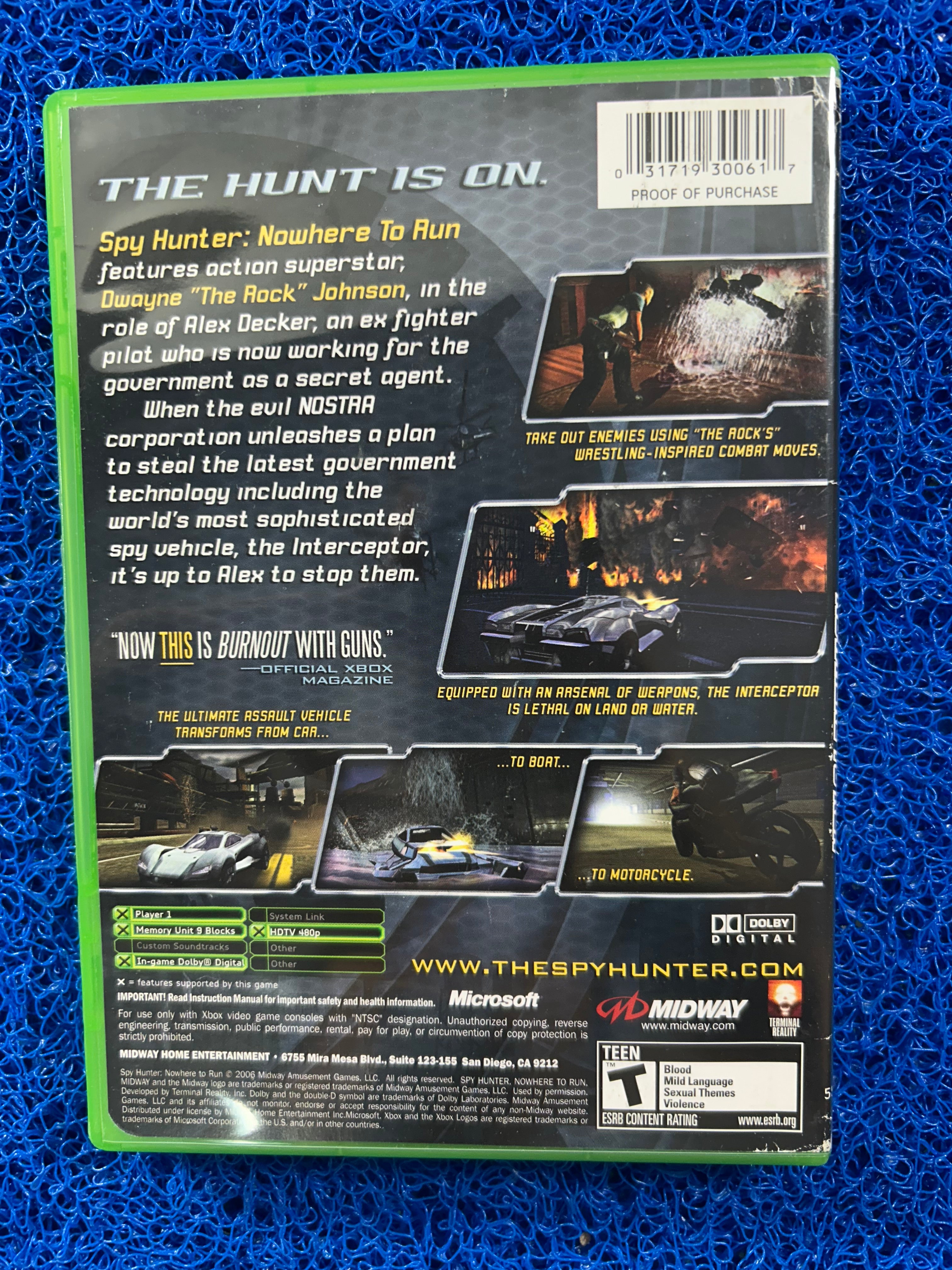 XBOX Spyhunter (A)