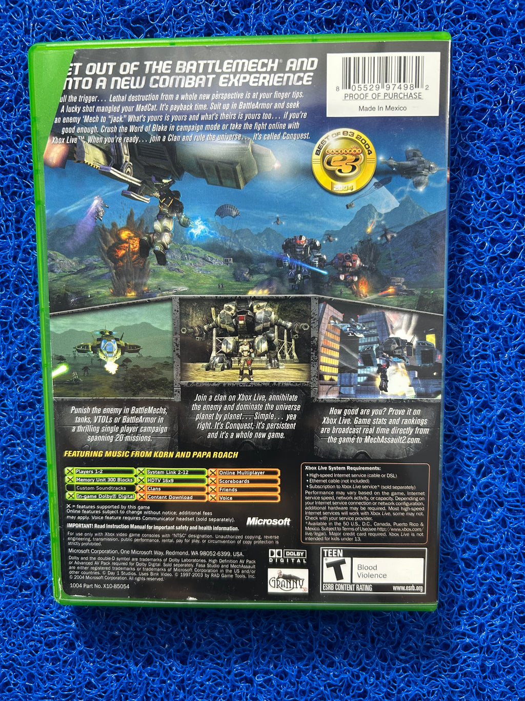 XBOX Mechassault 2 (A)