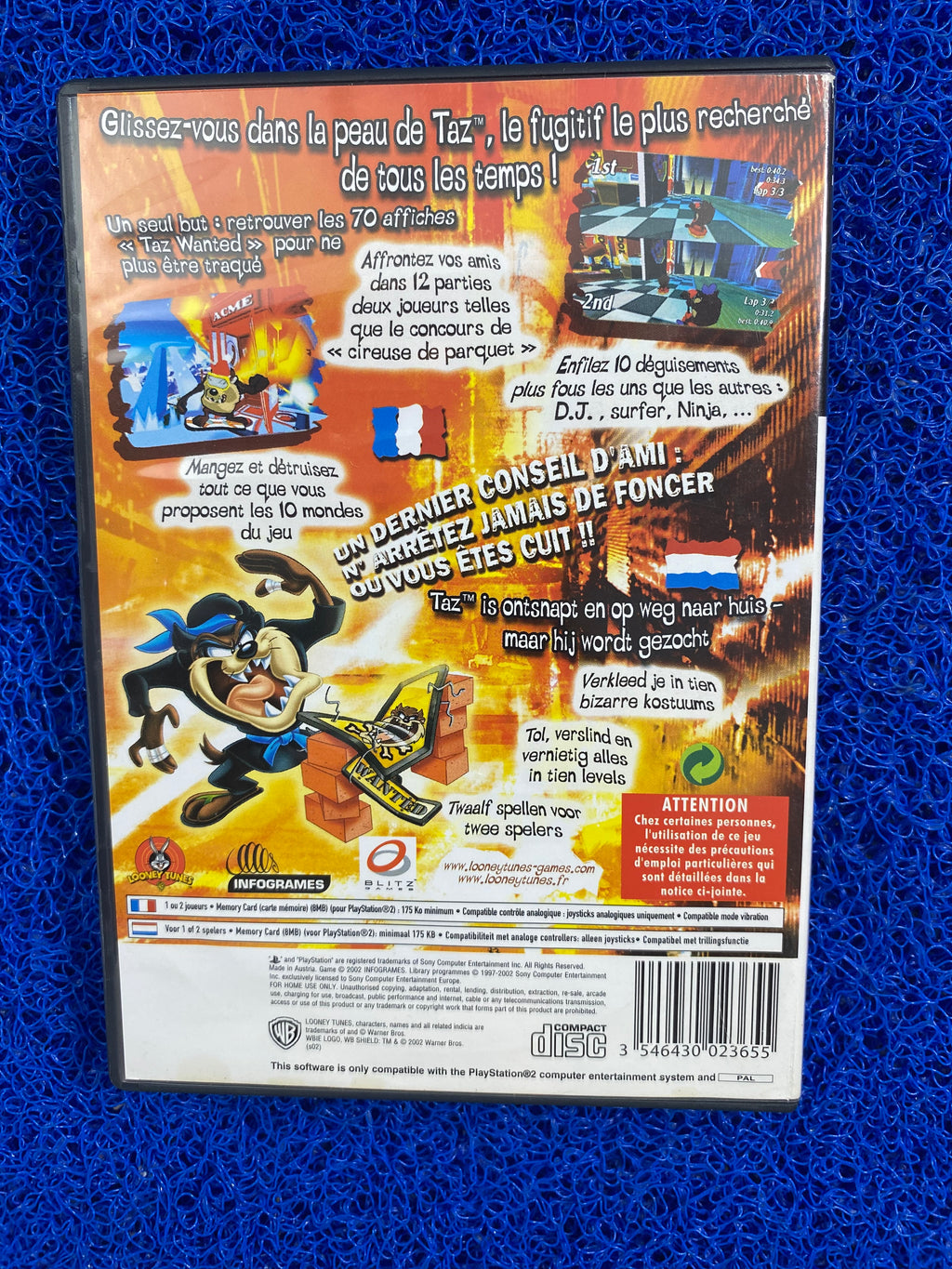 PS2# Taz wanted (E)