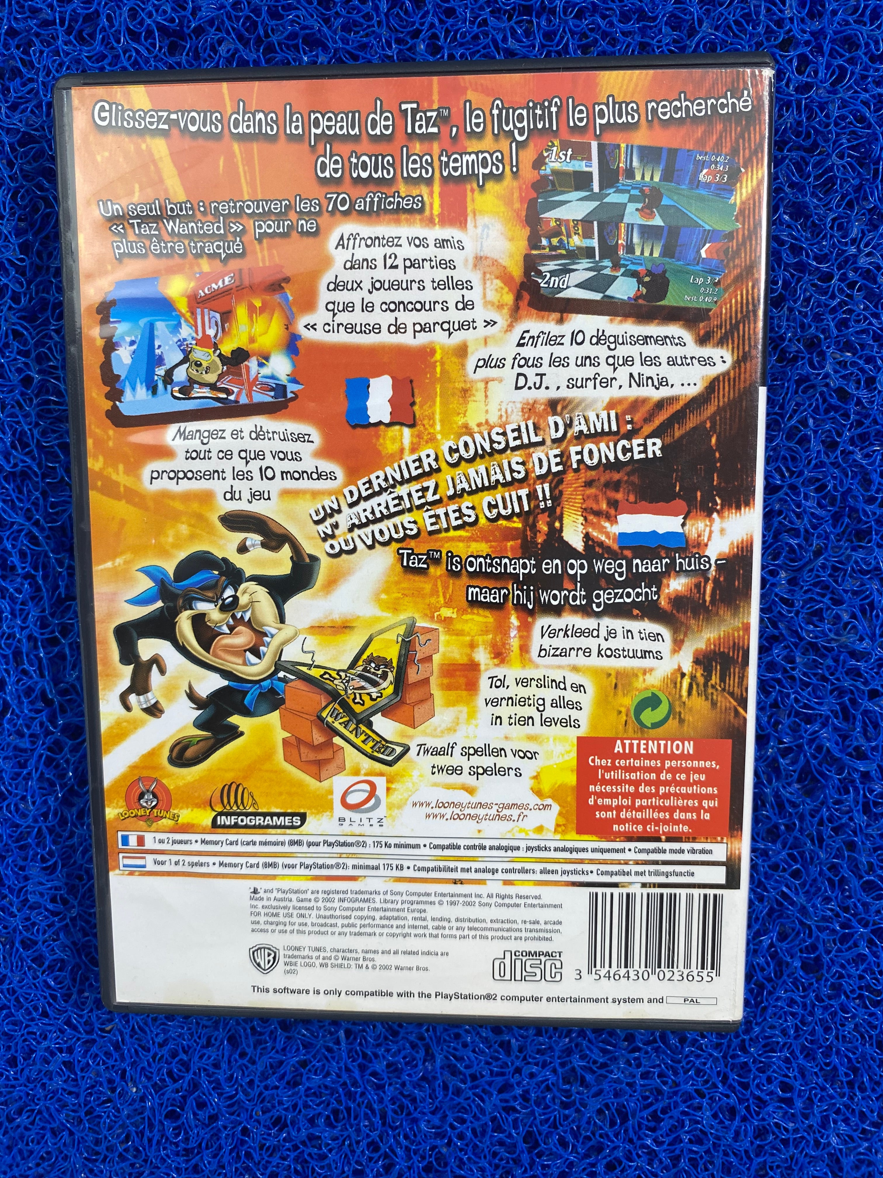 PS2# Taz wanted (E)