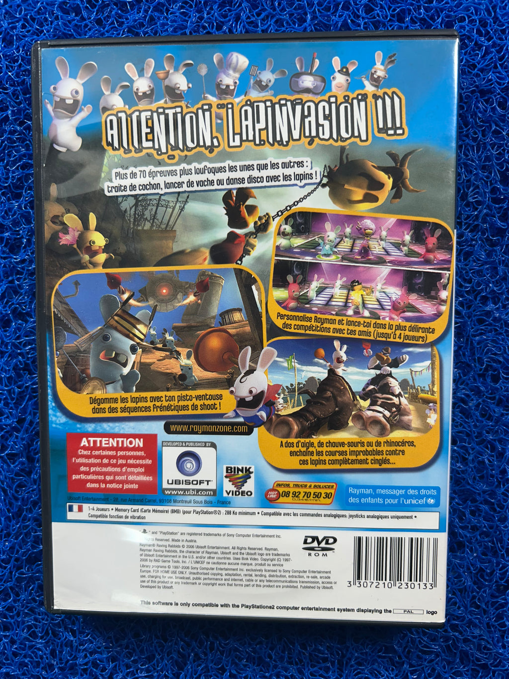 PS2 Rayman raving rabbids (E)