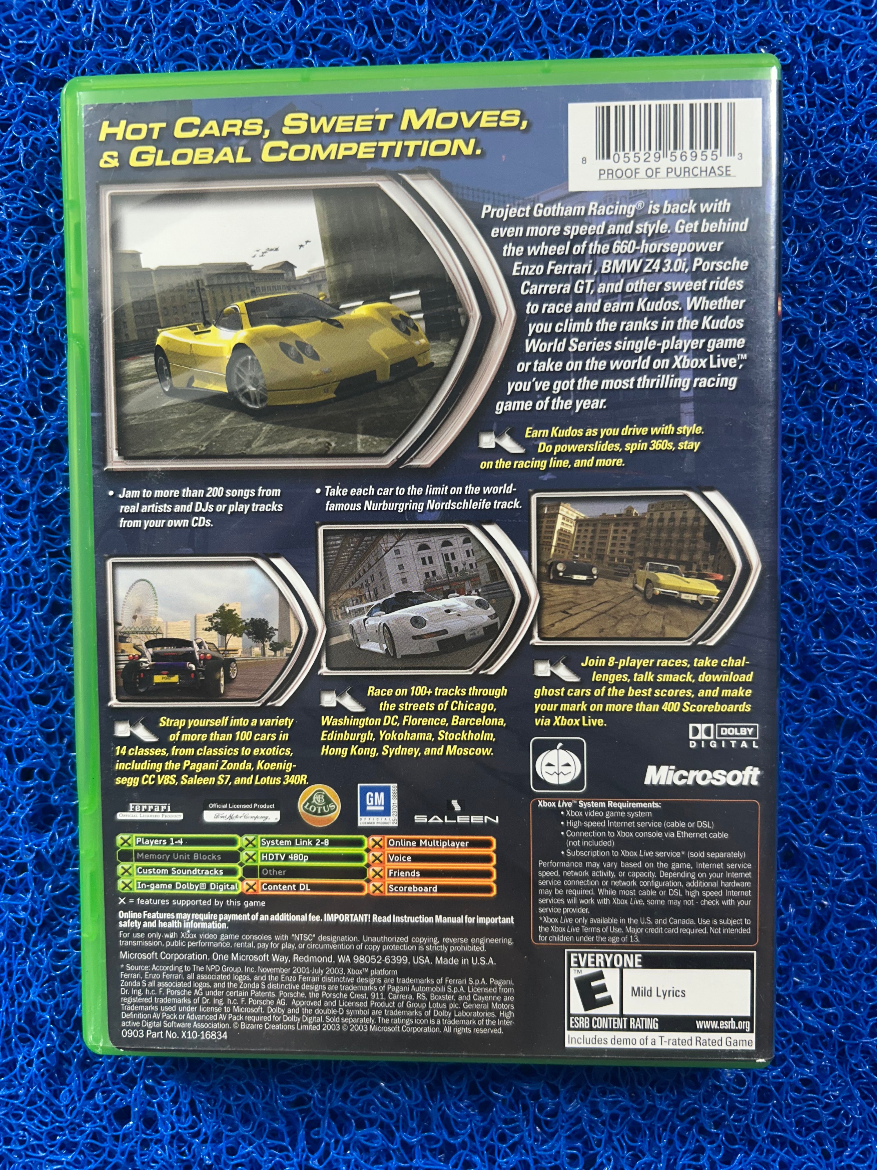 XBOX Project Gotham Racing 2 (A)