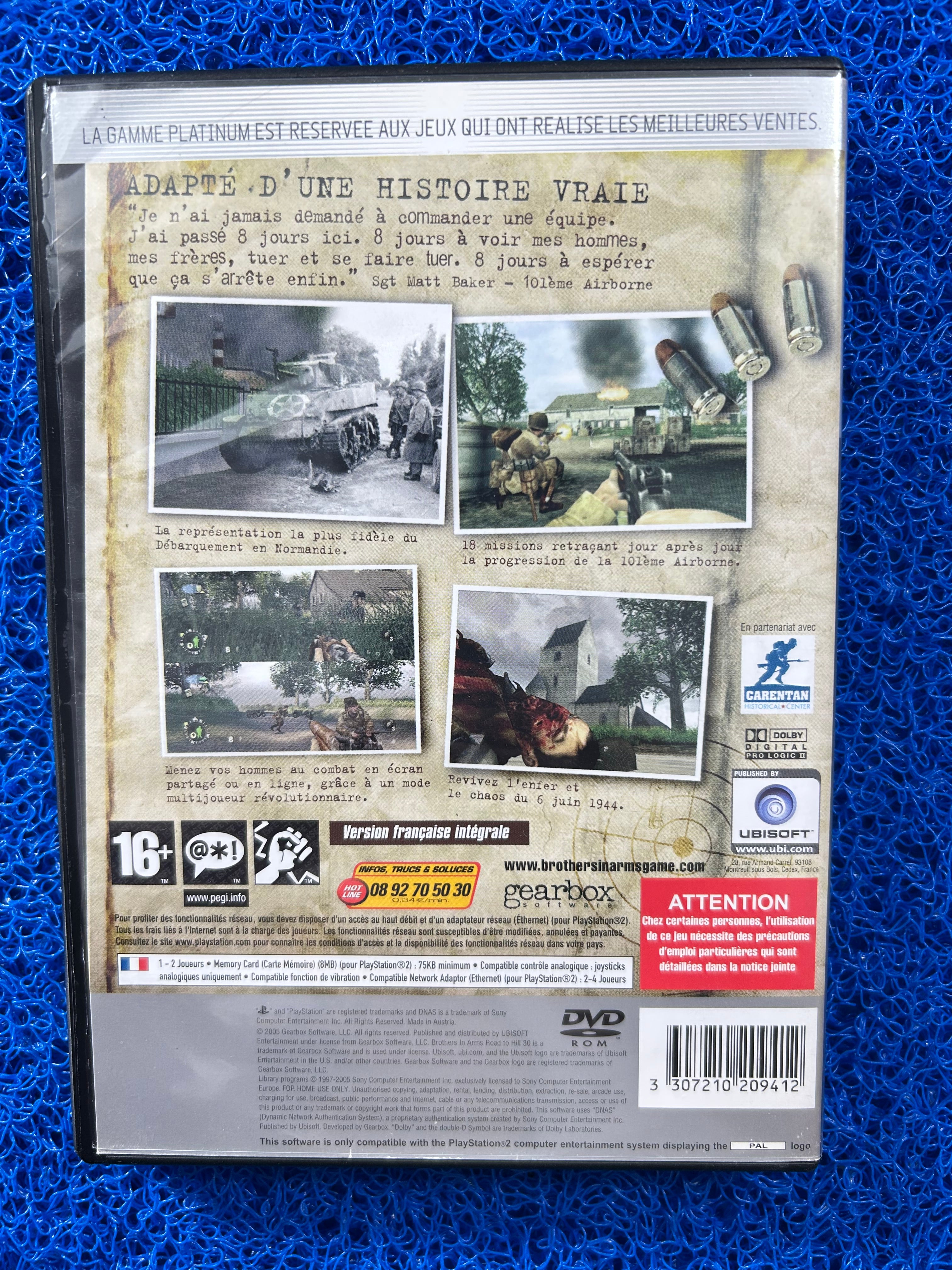 PS2 Brothers in arms road to hill 30 (E)