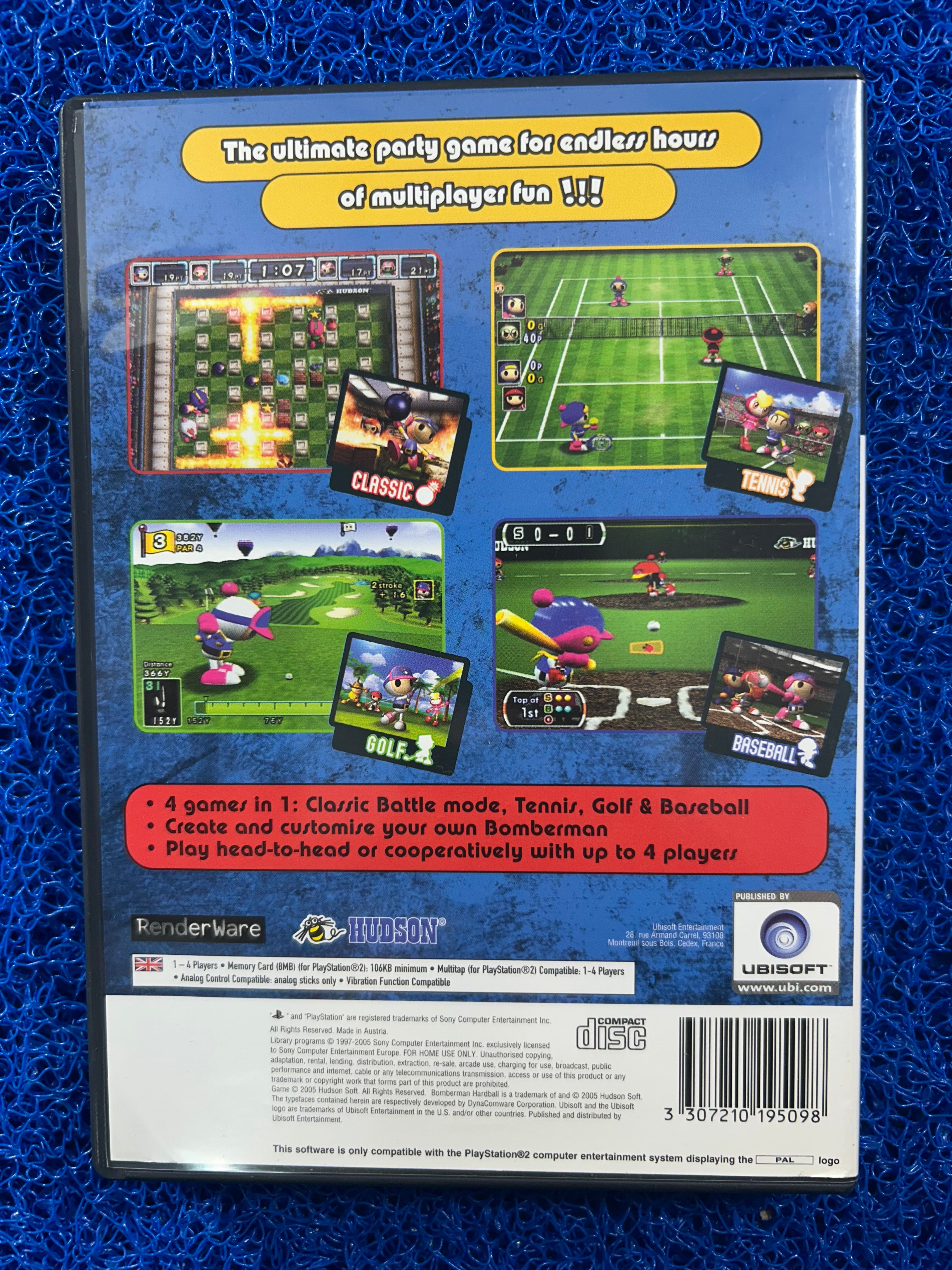 PS2 Bomberman hardball (E)