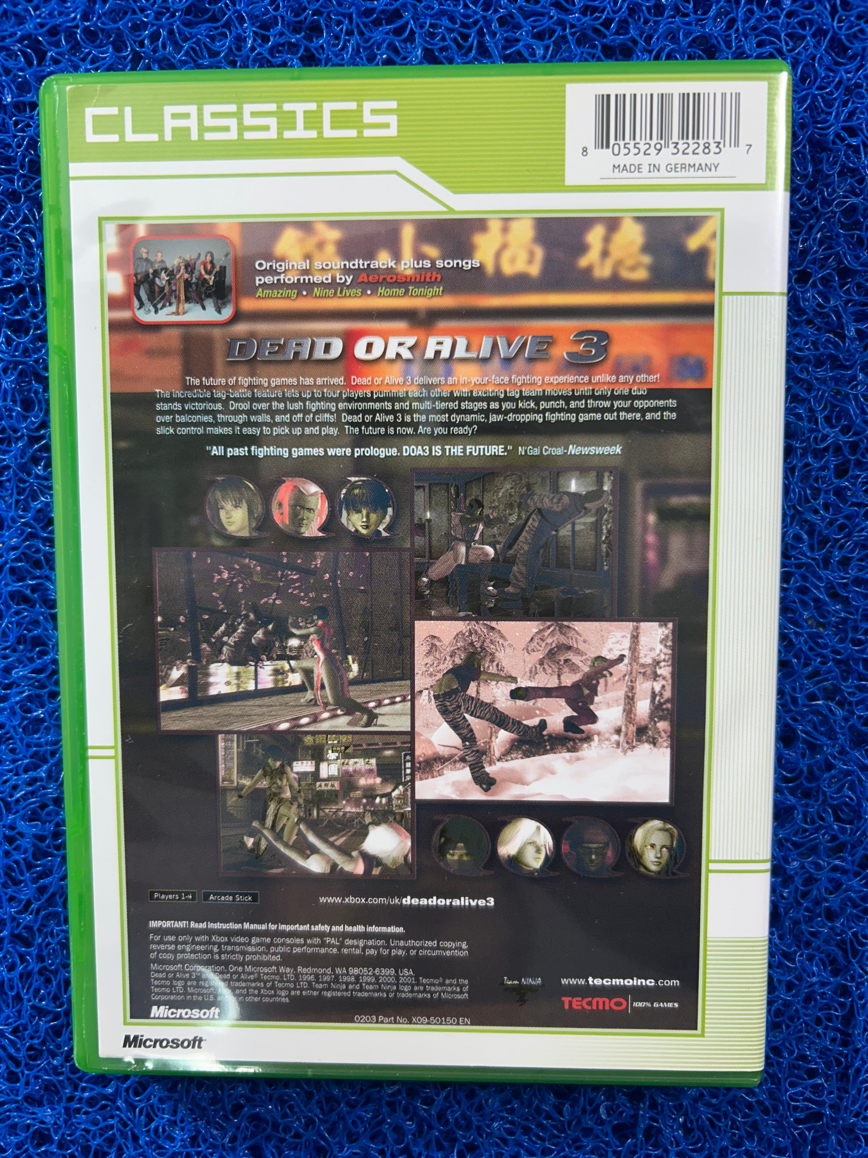 PS2 Dead or alive 3 (E)