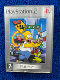 PS2 Simpsons hit and run (E)