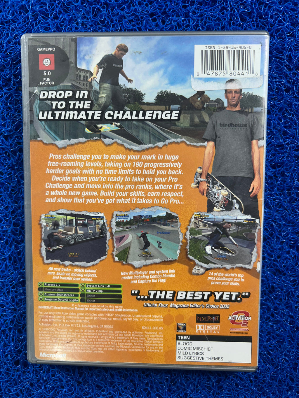 XBOX Tony hawk 4 (A)