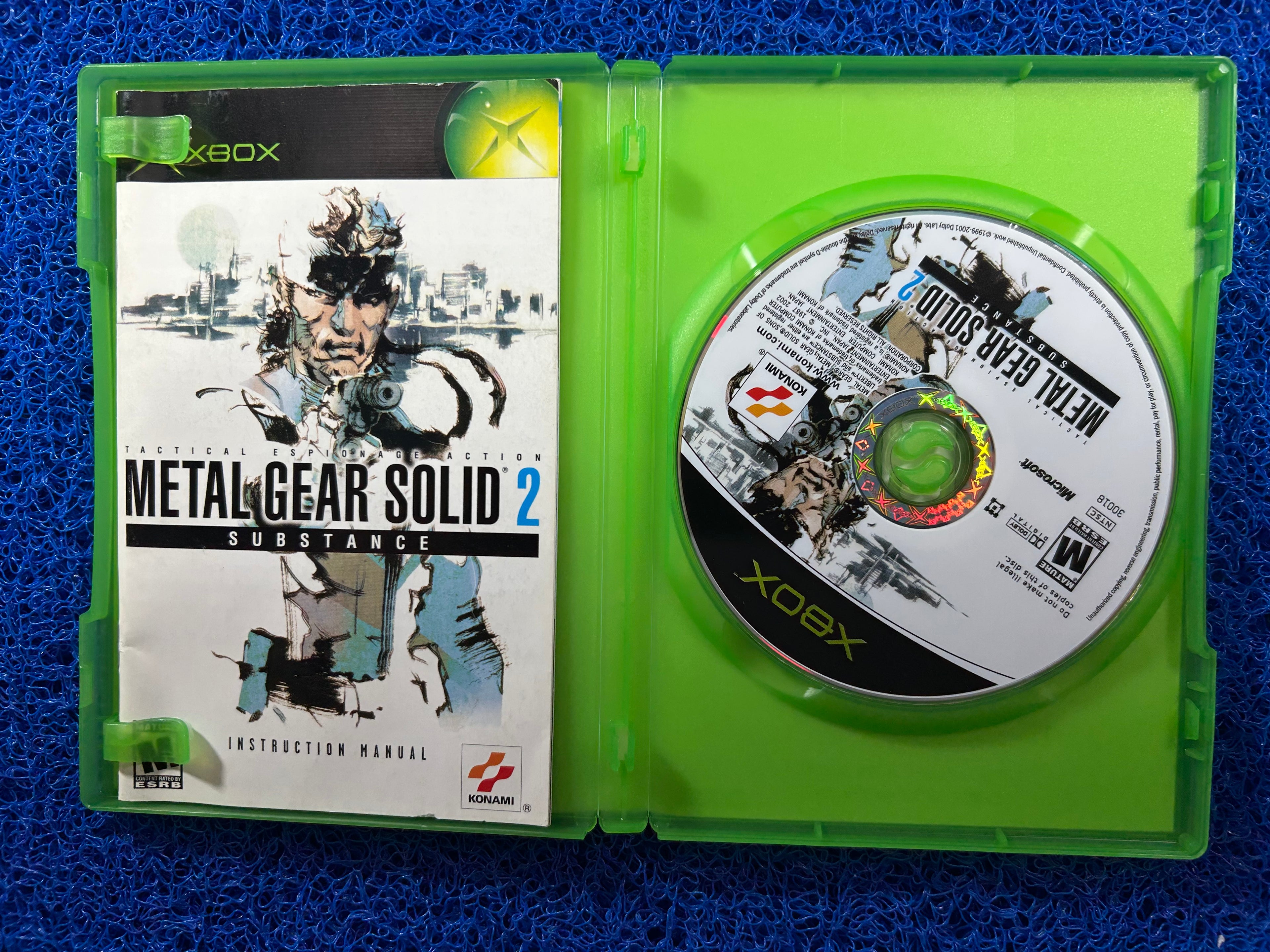 XBOX Metal gear solid 2 (A)