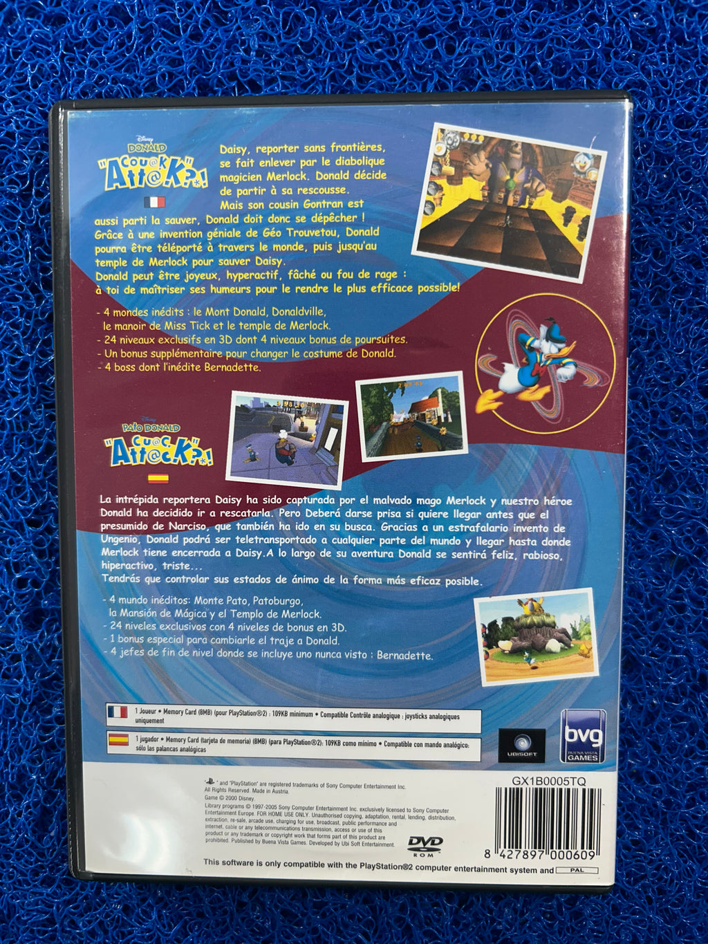 PS2 Donald duck (E)