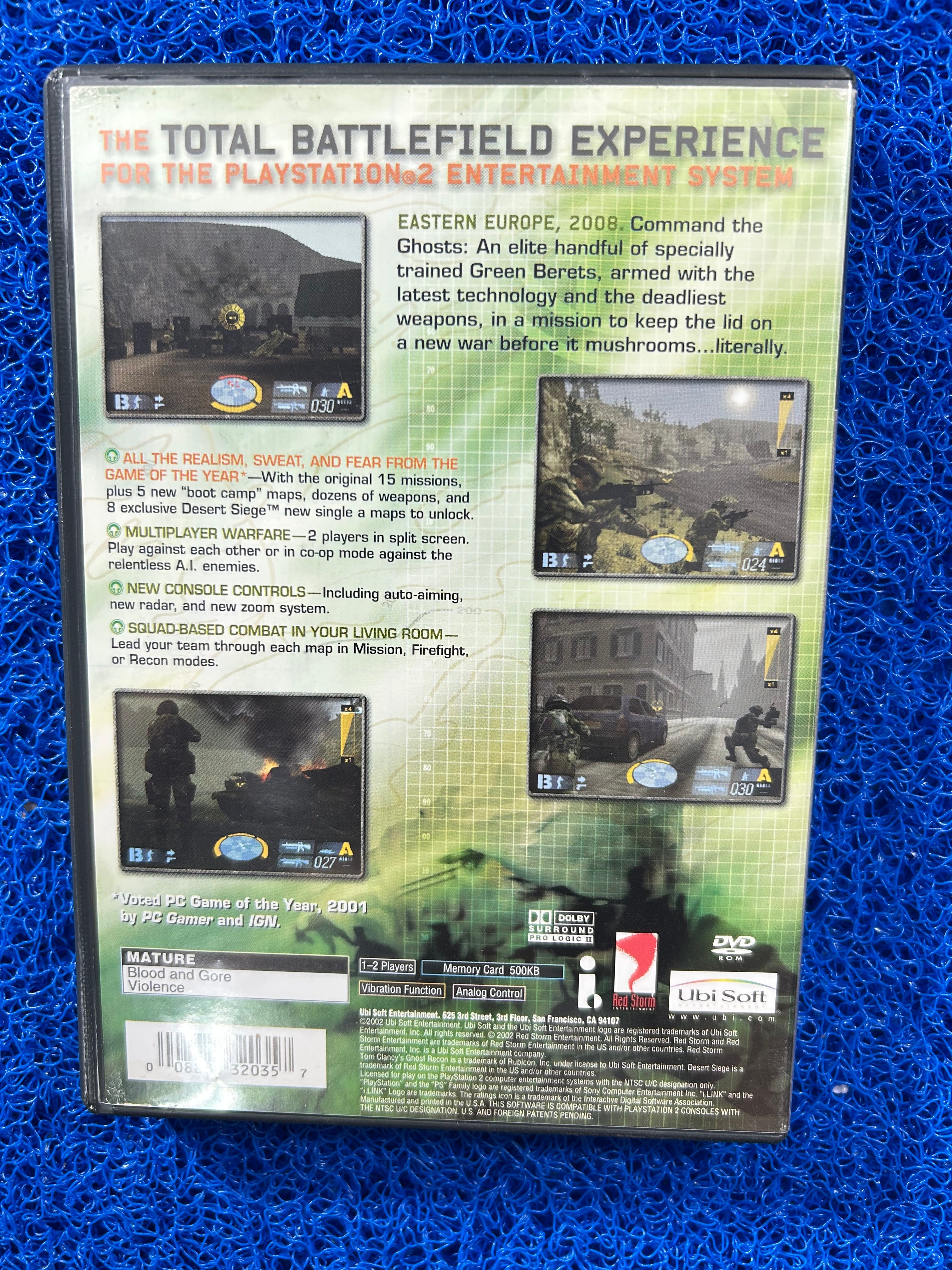 PS2 Ghost recon (A)