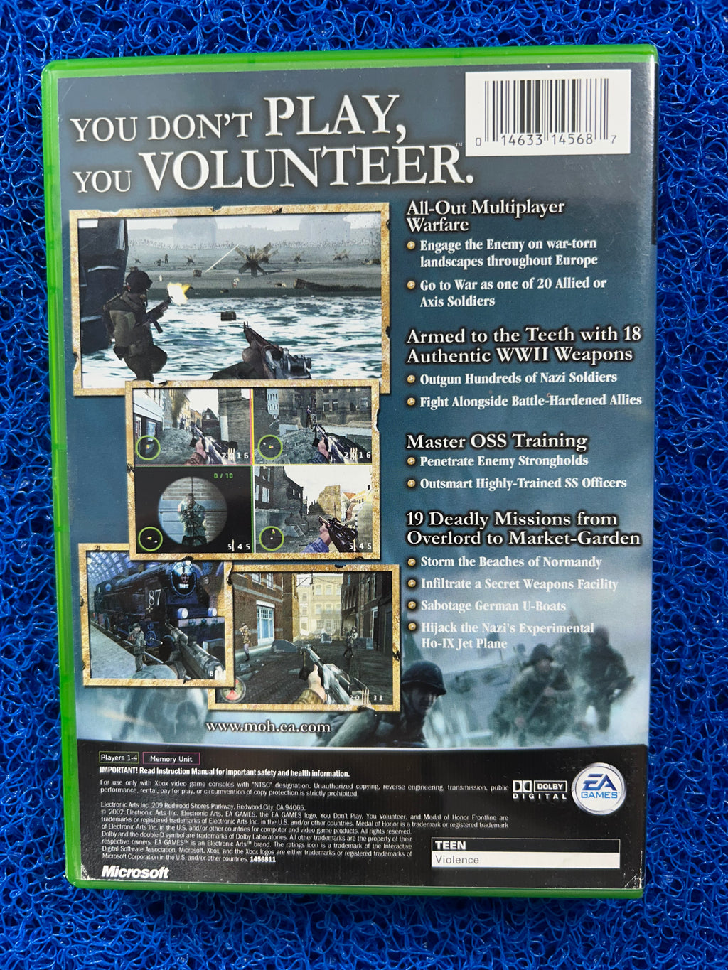 XBOX Medal of honor frontline (A)