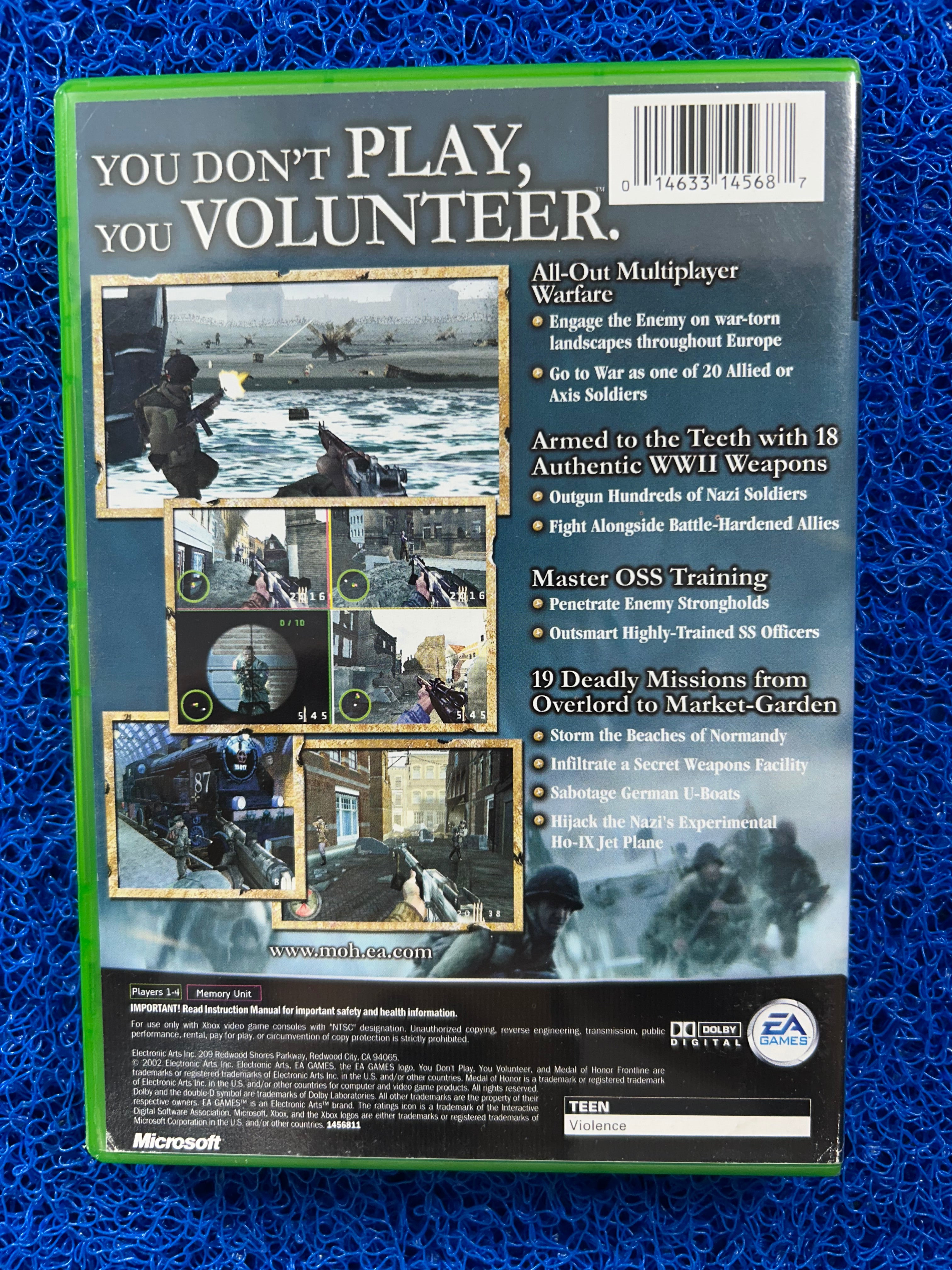 XBOX Medal of honor frontline (A)