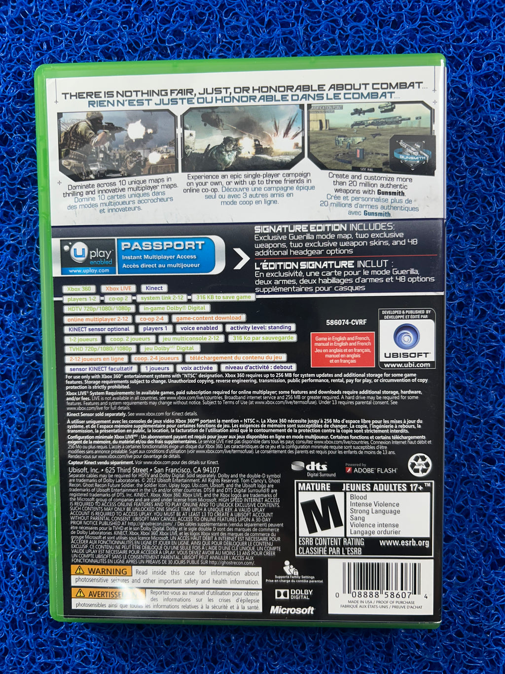 X360 Ghost recon future soldier (A)