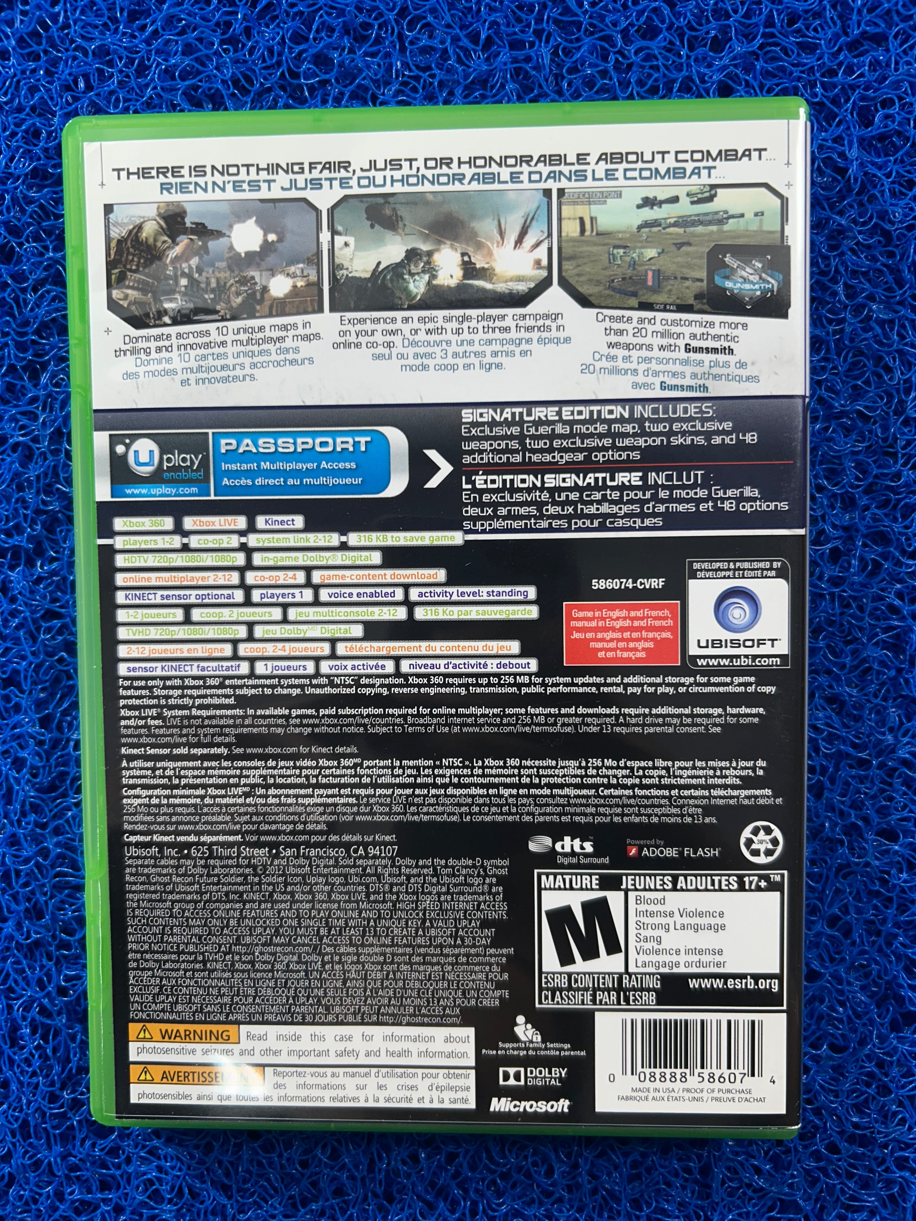 X360 Ghost recon future soldier (A)