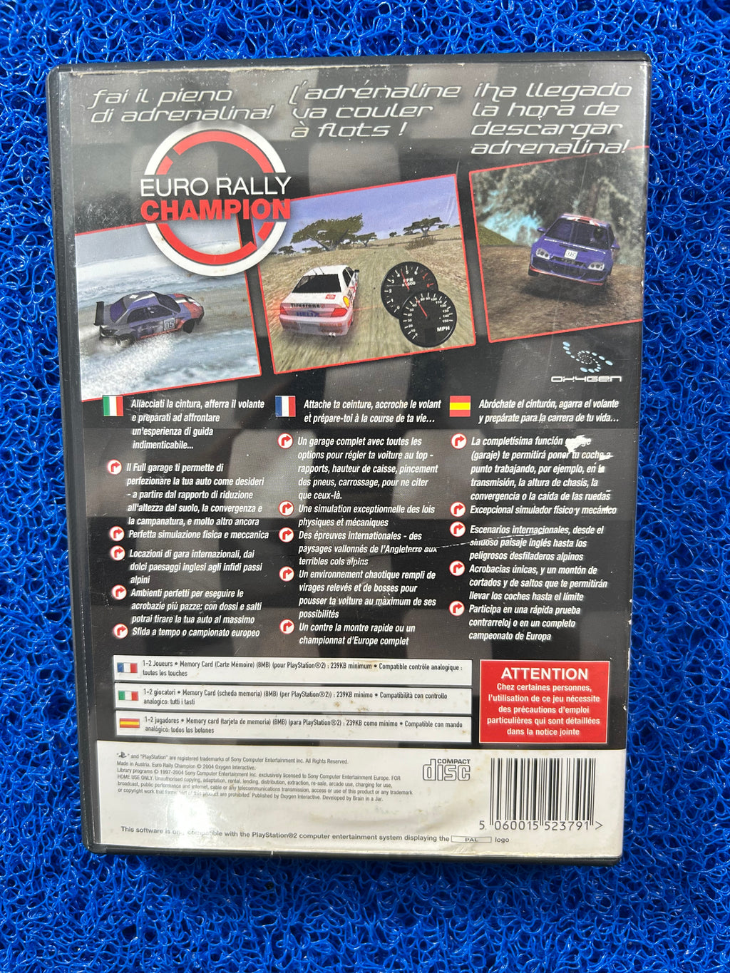 PS2 Euro rally champion (E)