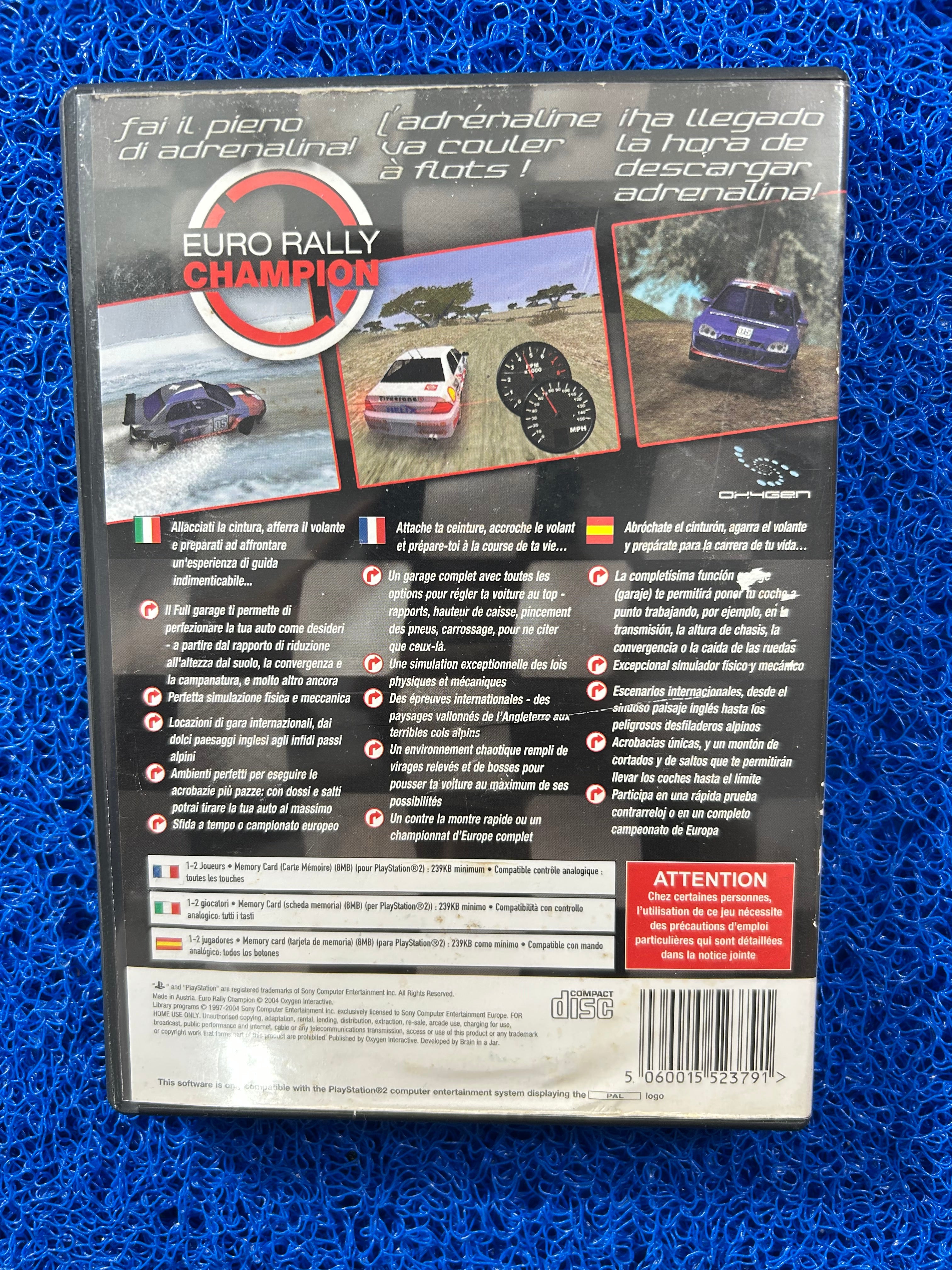 PS2 Euro rally champion (E)