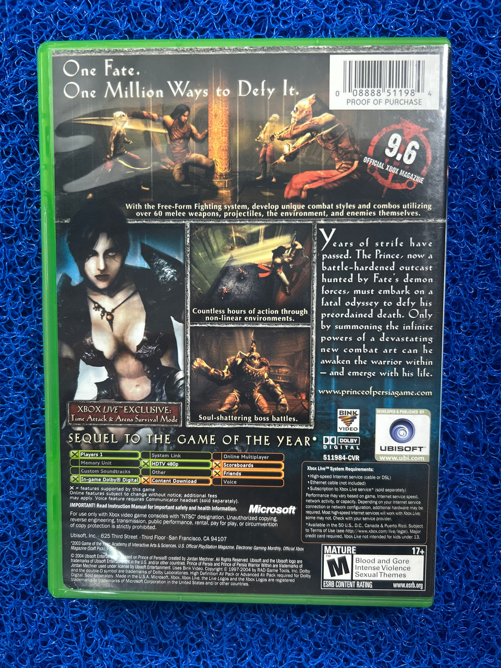 XBOX Prince of persia Warrior within (A)