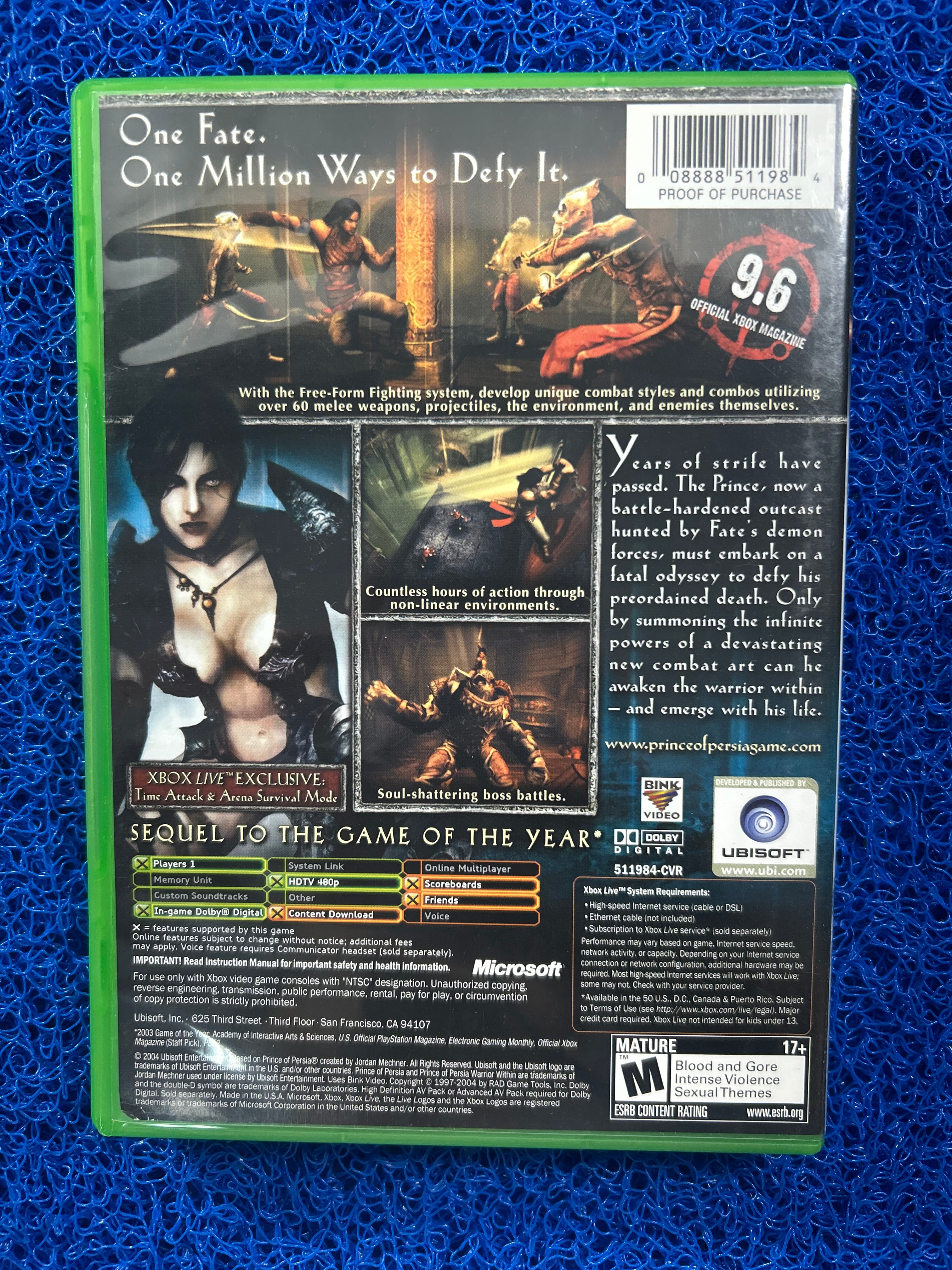 XBOX Prince of persia Warrior within (A)