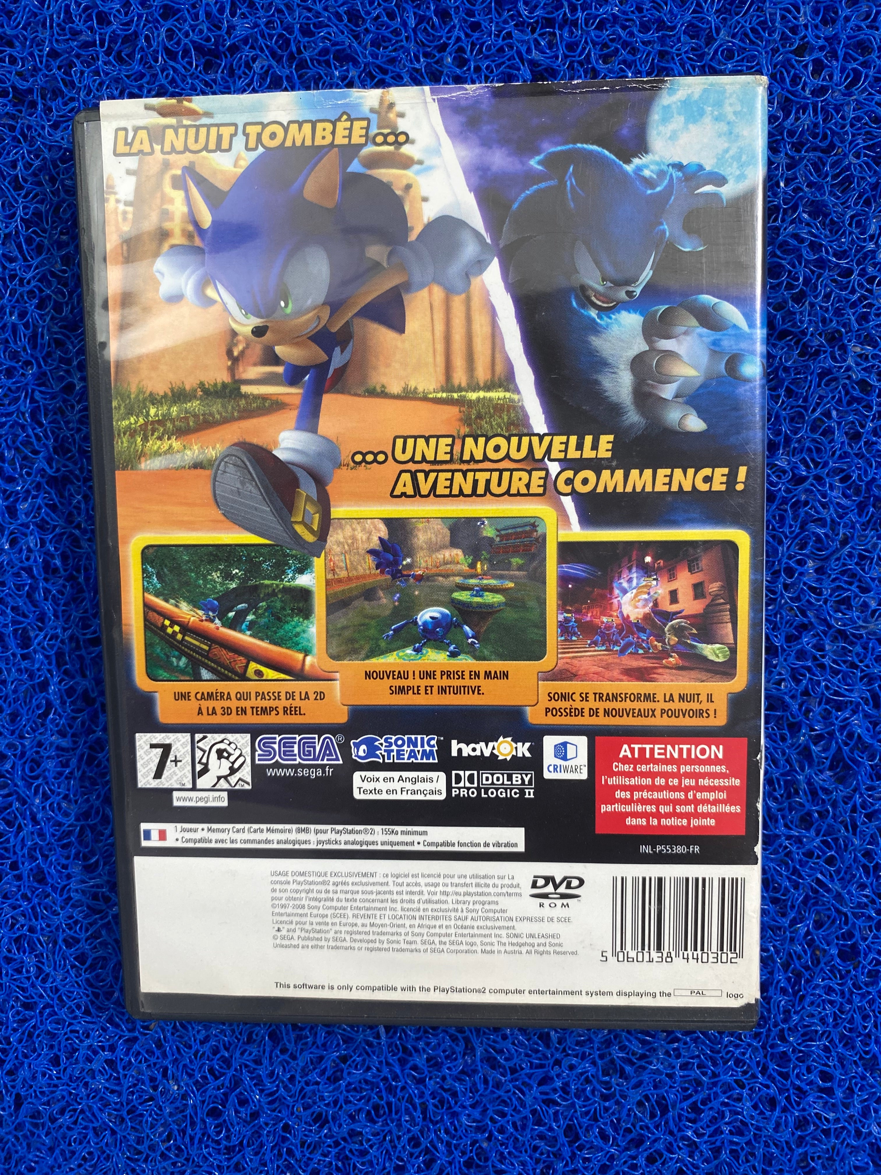 PS2# Sonic unleashed (E)