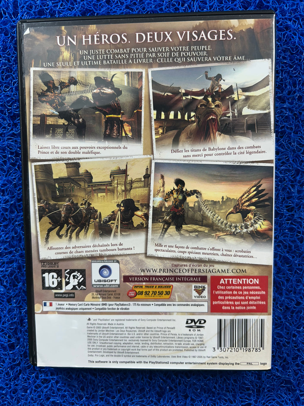 PS2 Prince of persia the two thrones (E)