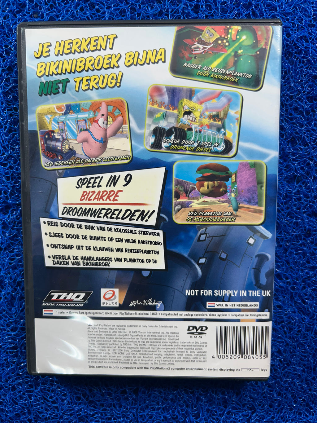 PS2 Spongebob squarepants from the krusty krab (E)