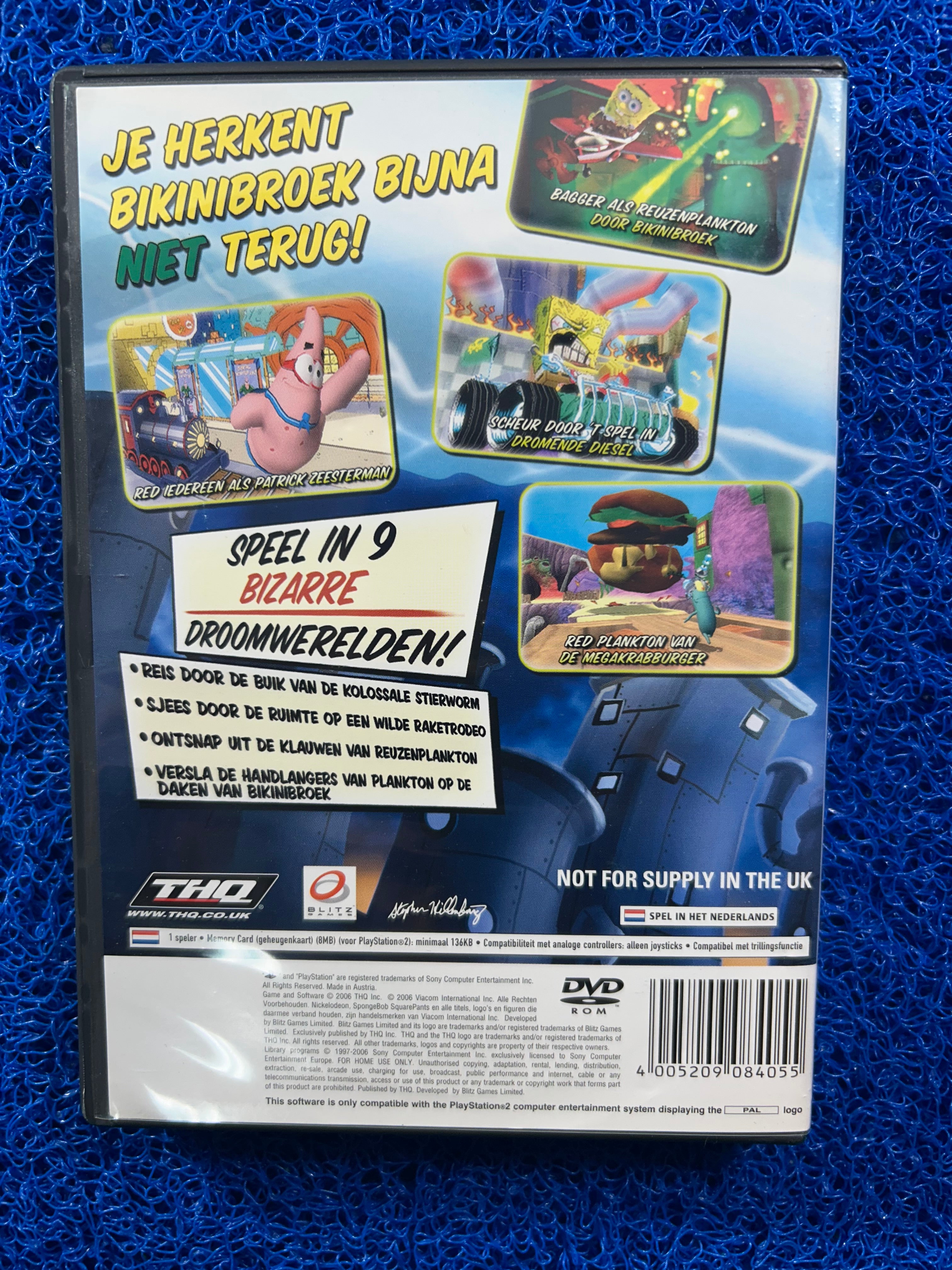 PS2 Spongebob squarepants from the krusty krab (E)