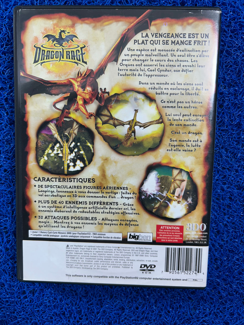 PS2# Dragon Rage (E)