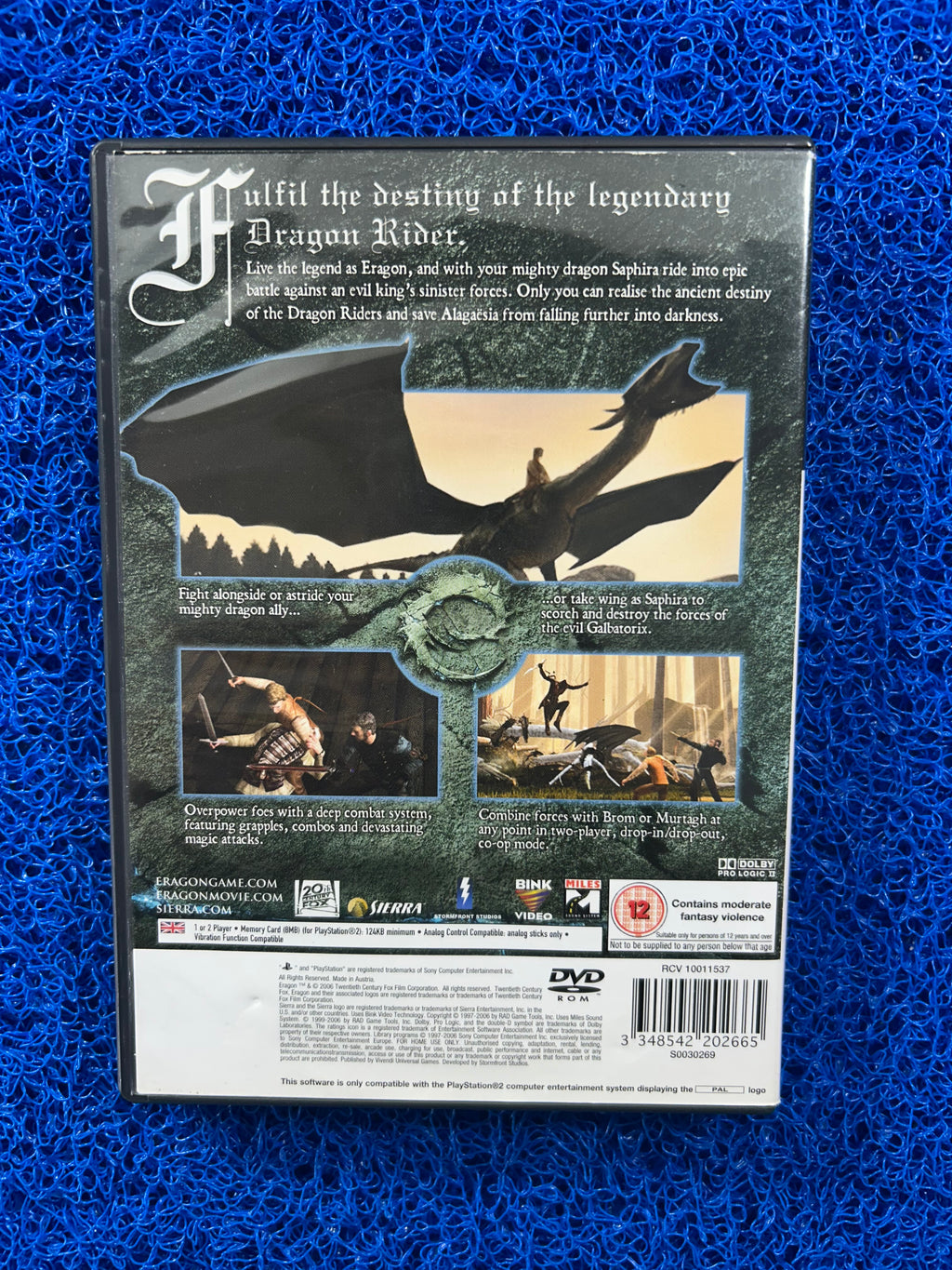 PS2 Eragon (E)