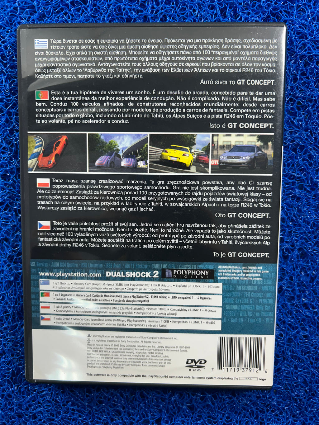 PS2 Gran turismo 2002 Tokyo (E)