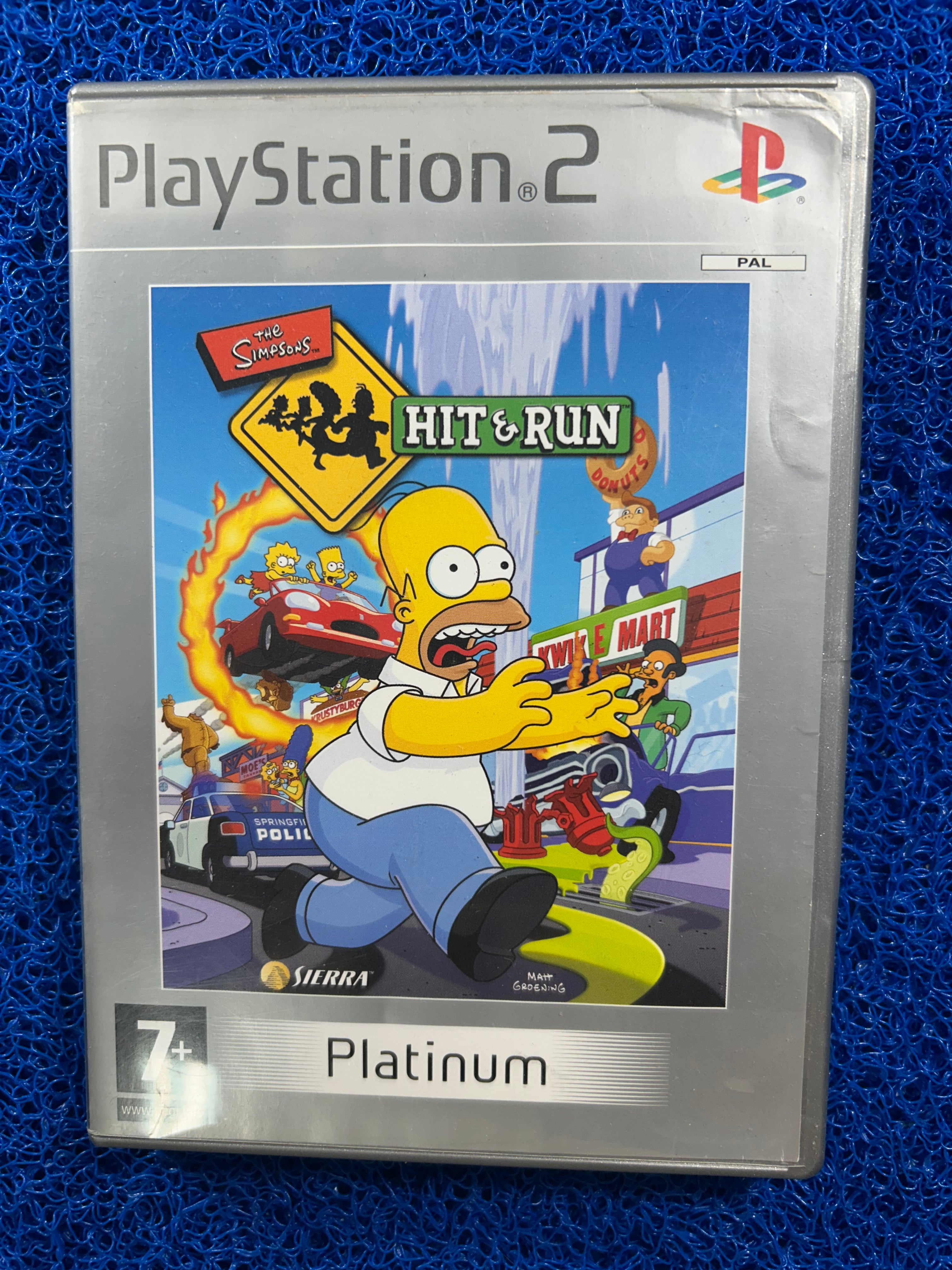PS2 Simpsons hit and run (E)