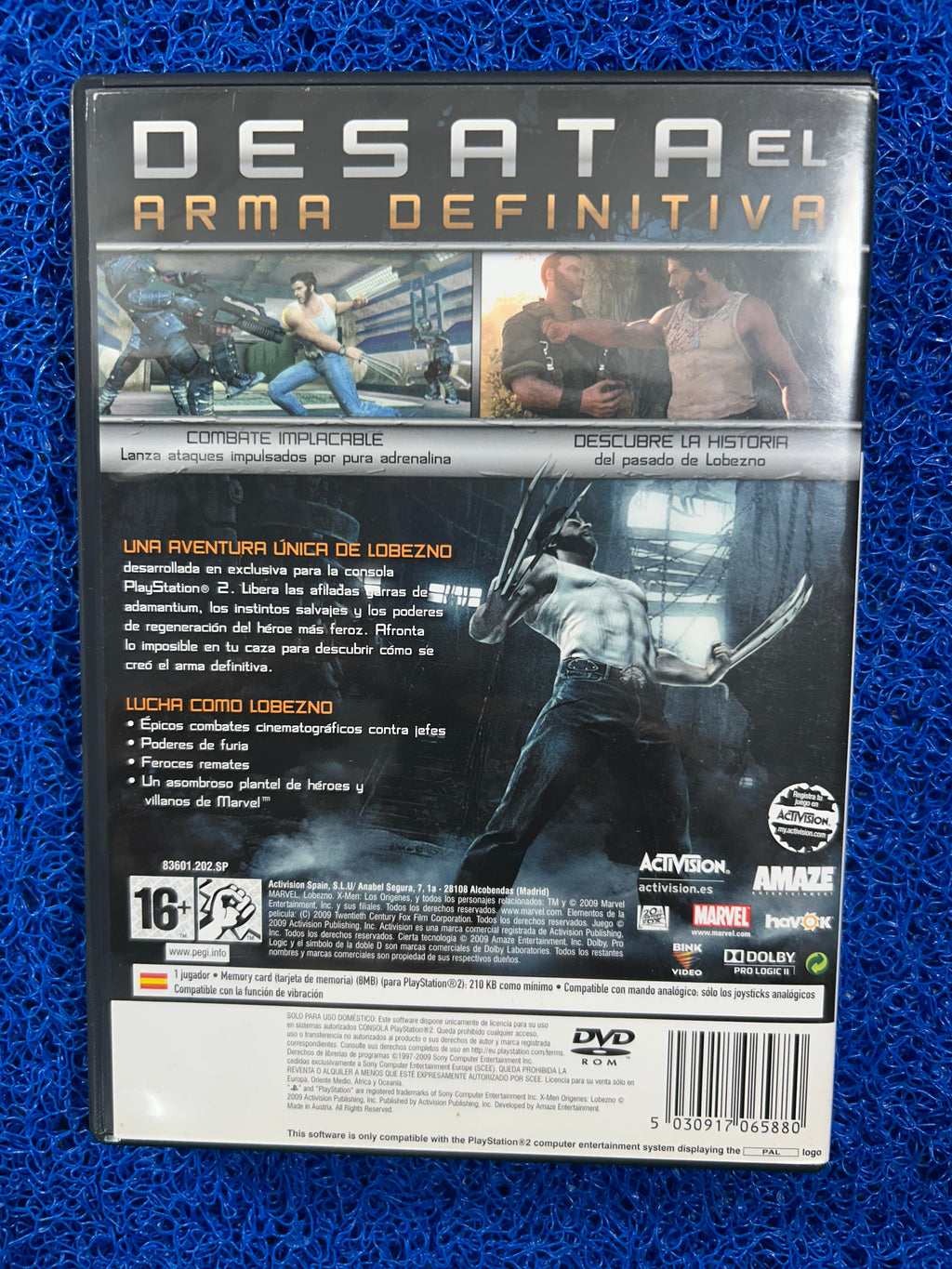 PS2# X-Men Wolverine (E)