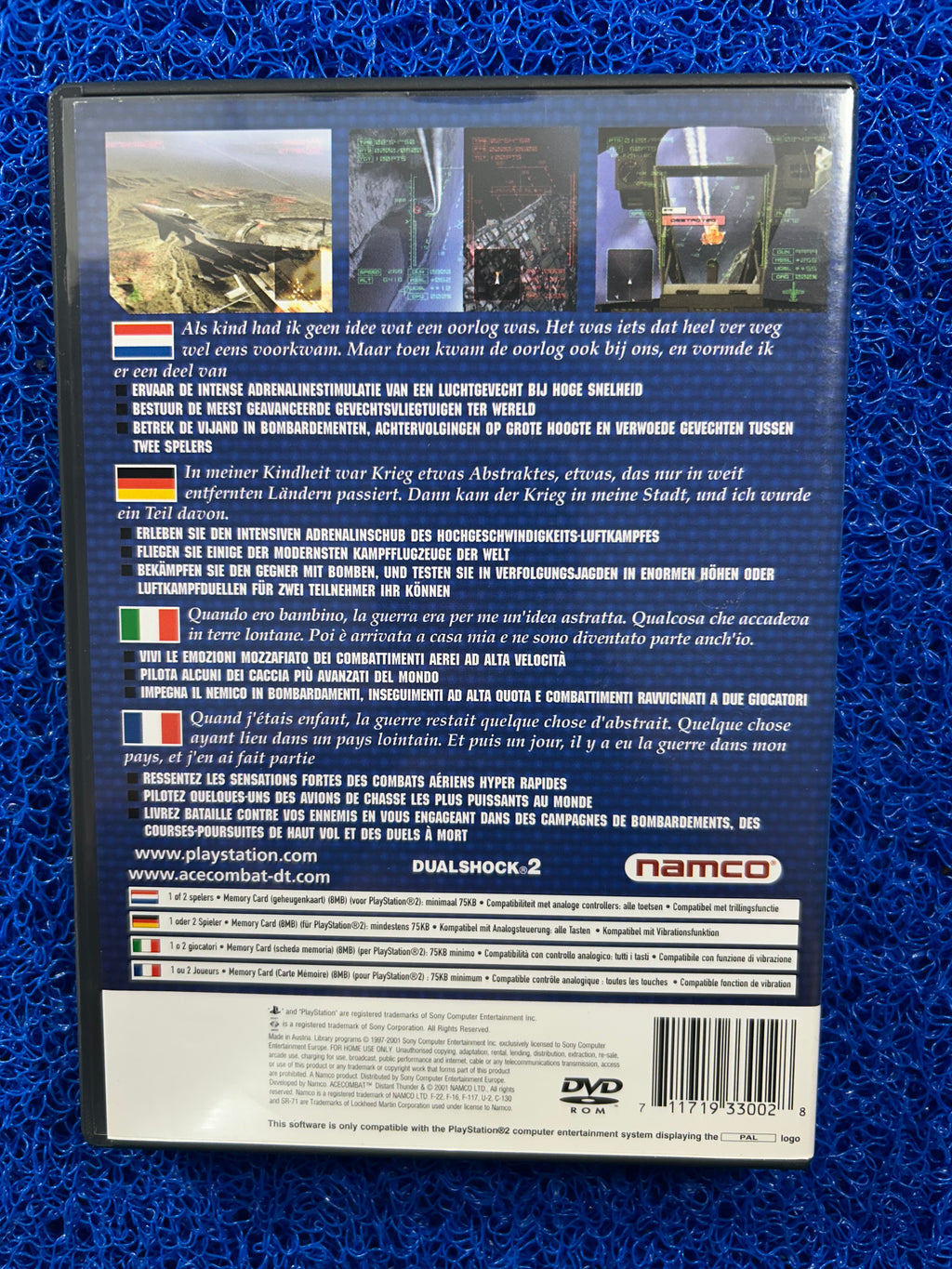PS2 Ace combat distant Thunder (E)
