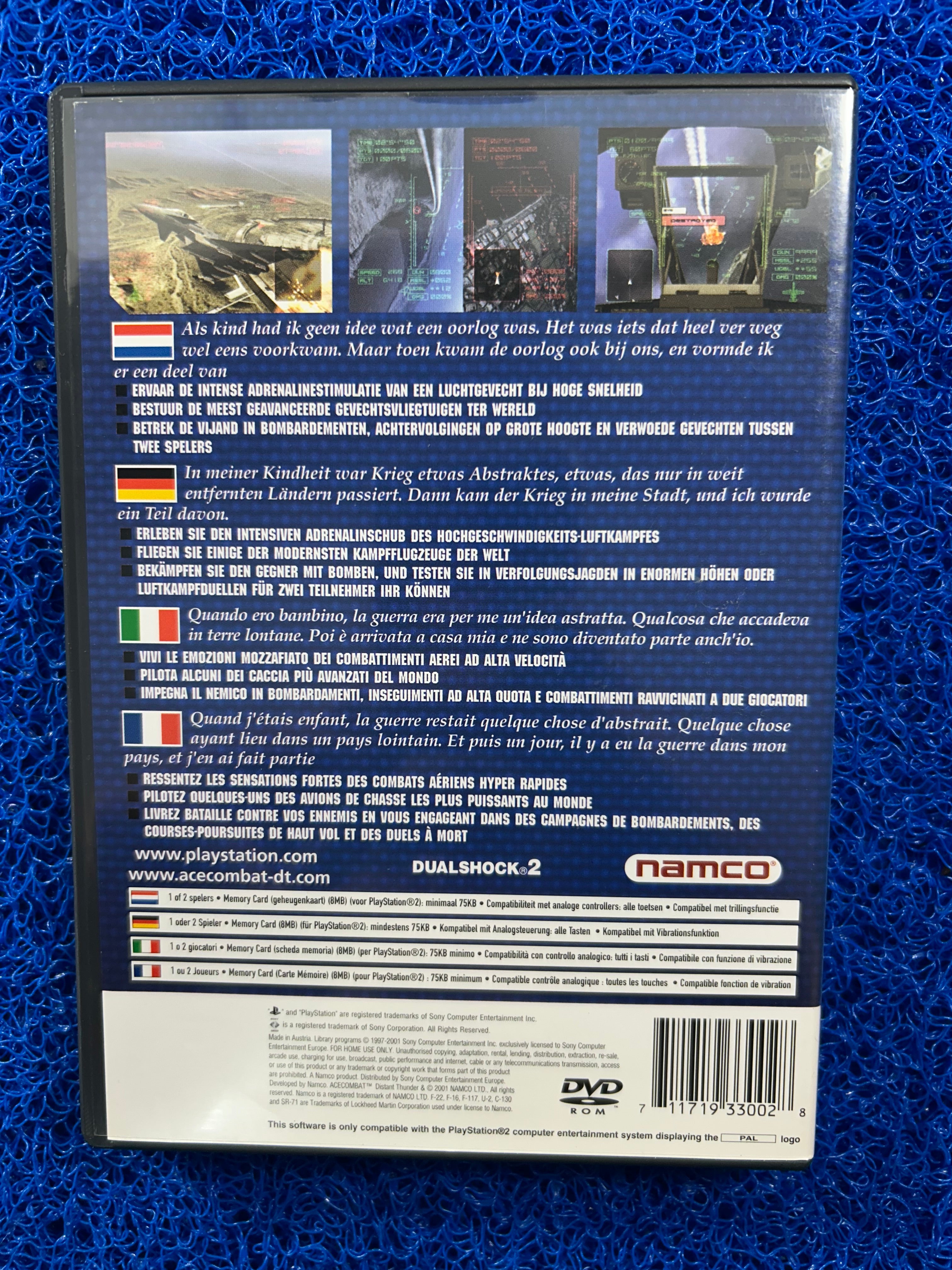 PS2 Ace combat distant Thunder (E)