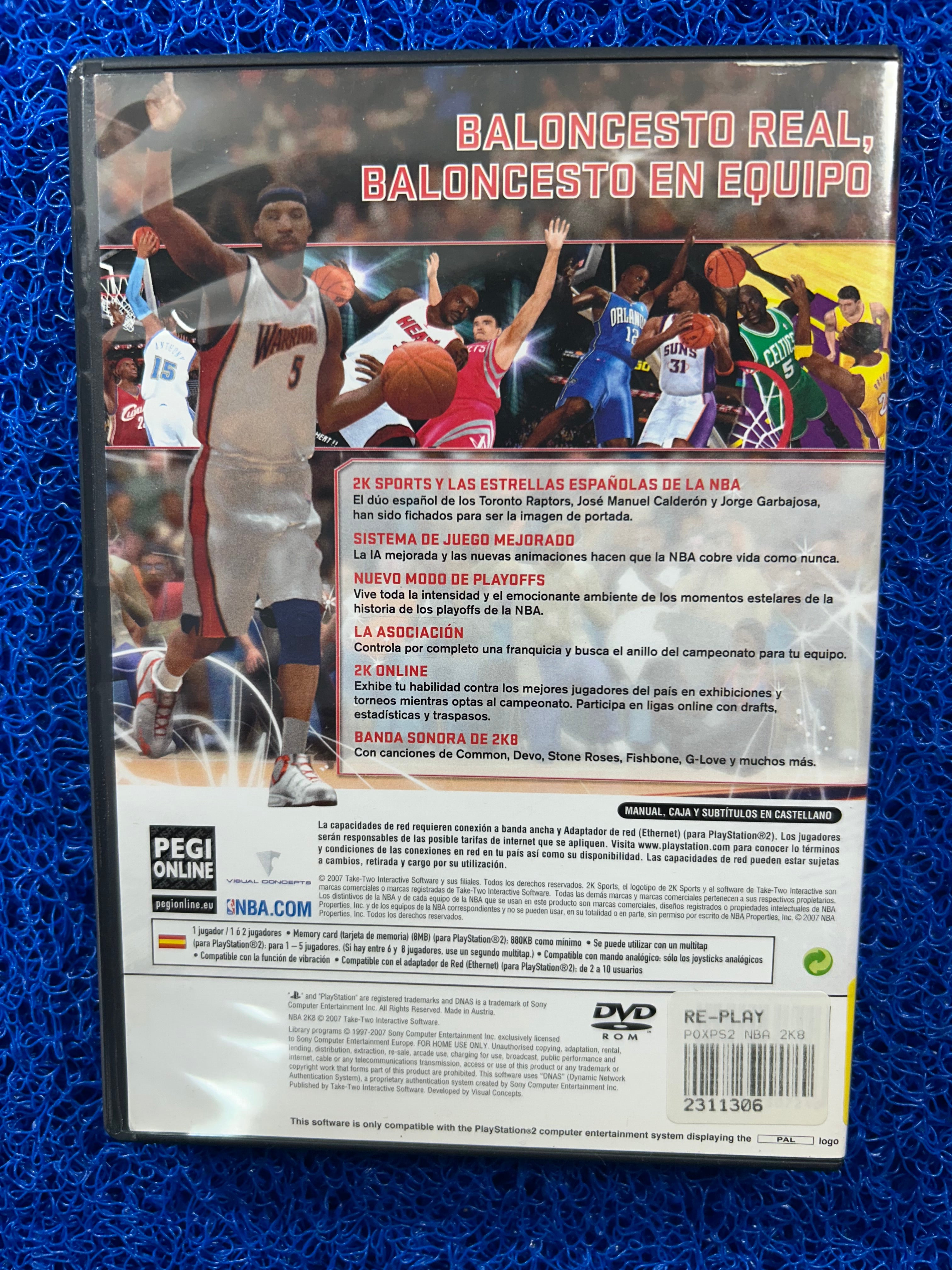 PS2 NBA 2k8 (E)