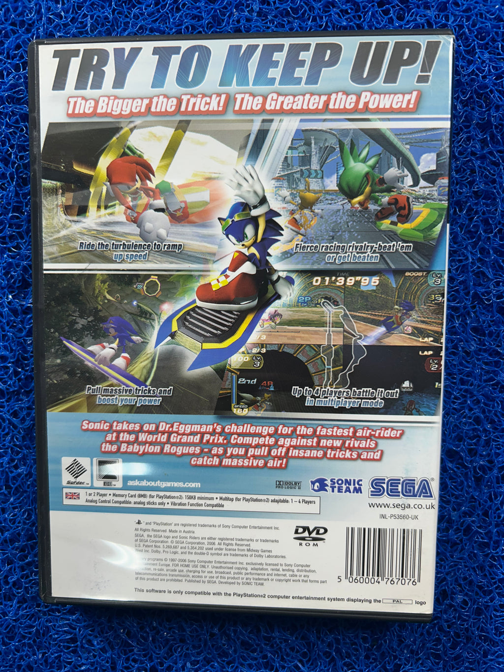 PS2 Sonic riders (E)